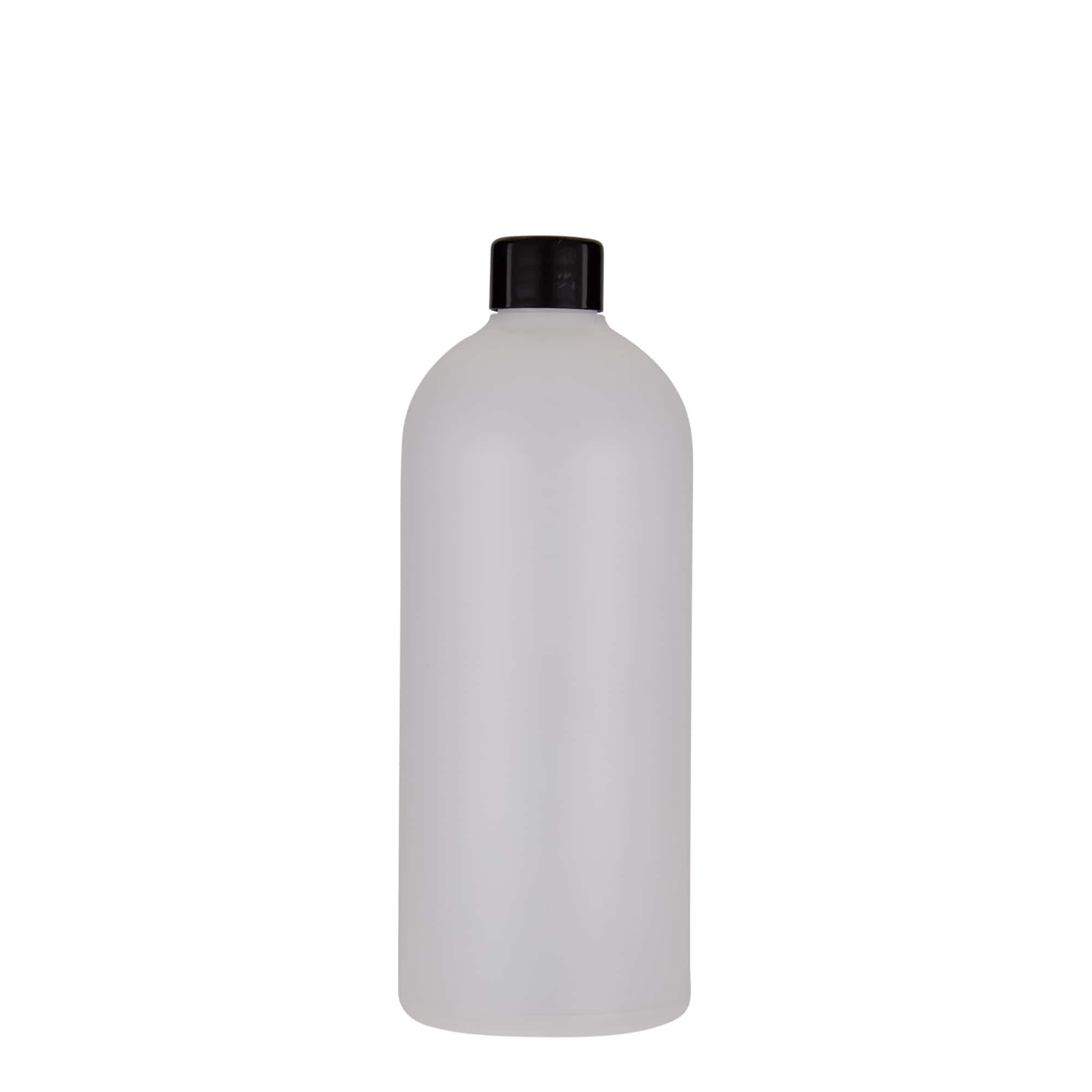500 ml plastikinis butelis „Tuffy“, HDPE, natūralus, anga: 24/410