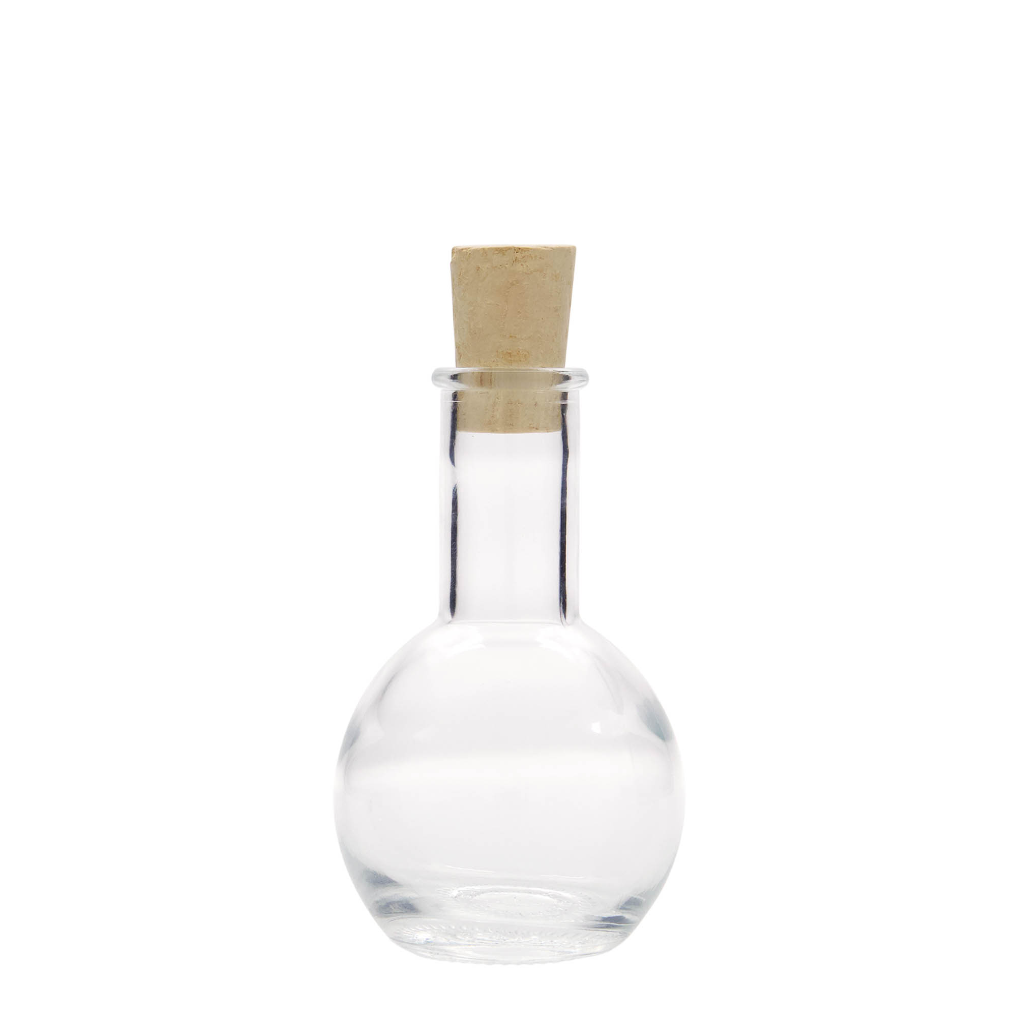 100 ml stiklinis buteliukas „Tulipano“, anga: kamštis 100 ml stiklinis buteliukas „Tulipano“, anga: kamštis