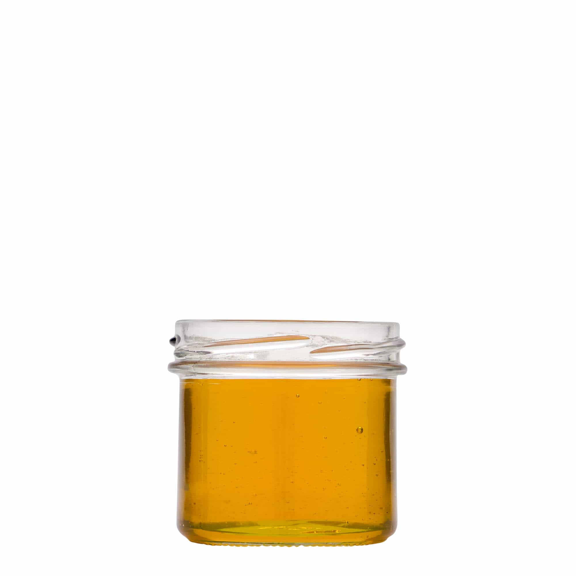 125 ml apverčiamas stiklainis, anga: Twist-Off (TO 66)