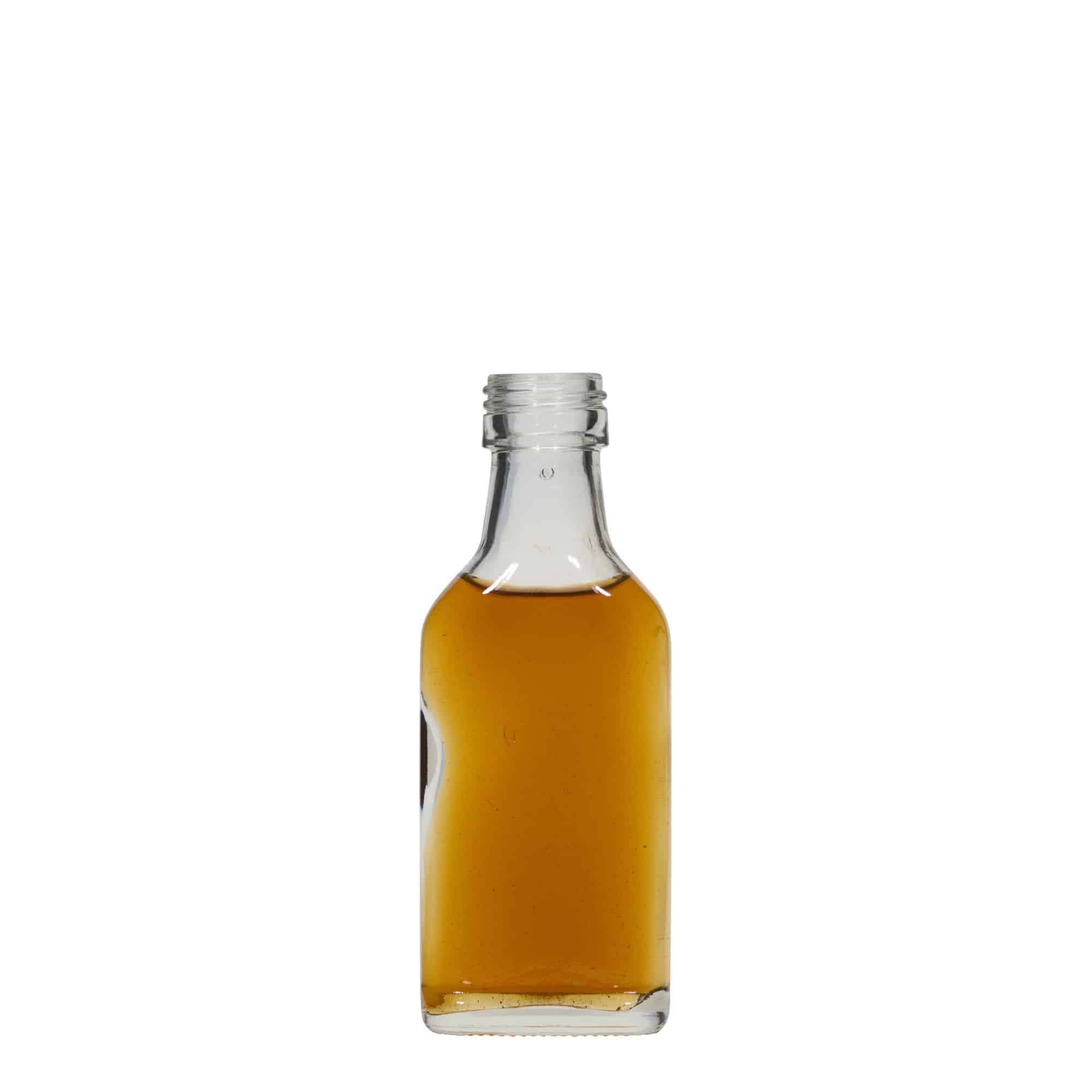 40 ml kišeninė buteliukas, stačiakampis, anga: PP 22