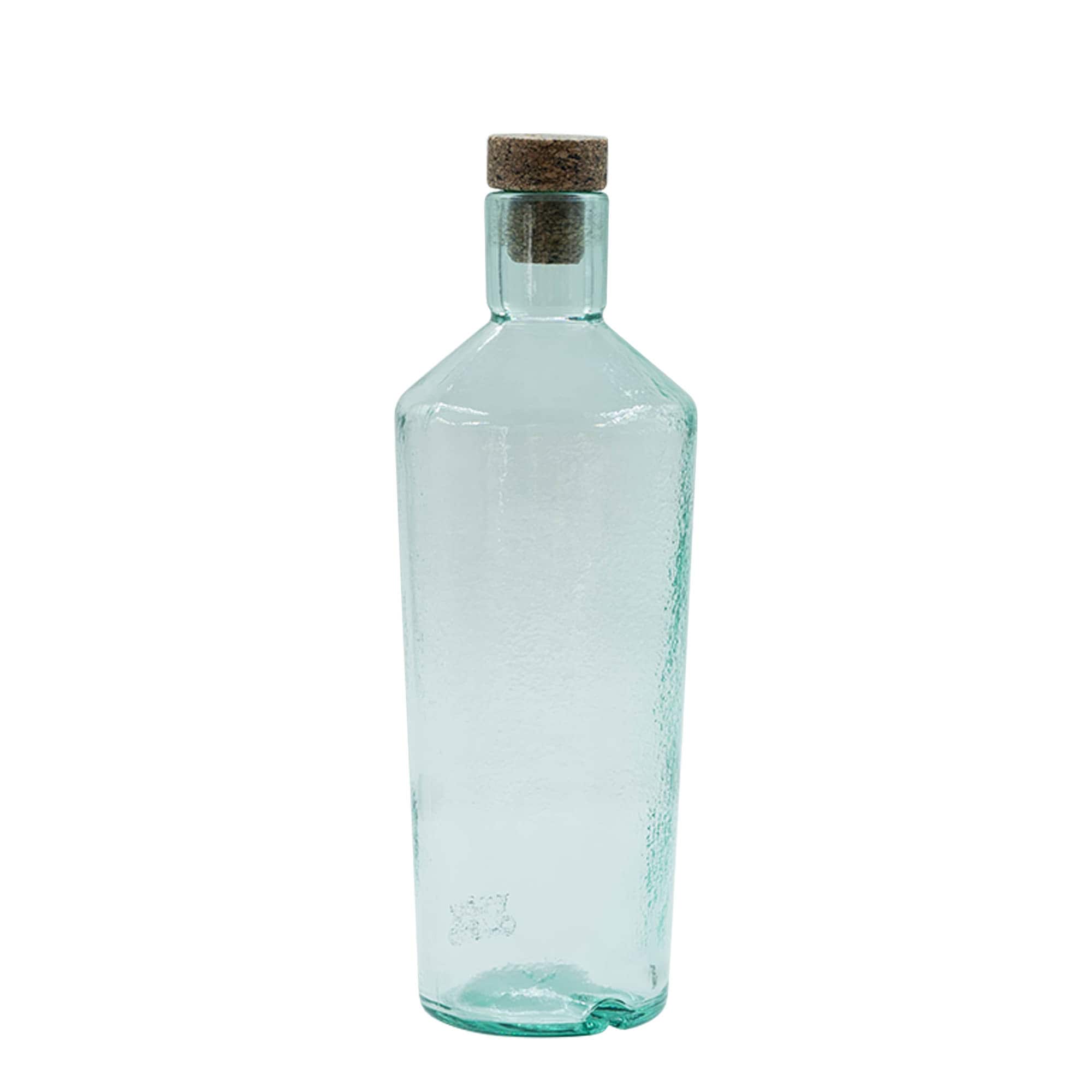 700 ml laukinių rankų darbo stiklinė butelis „Primal“, anga: kamštis
