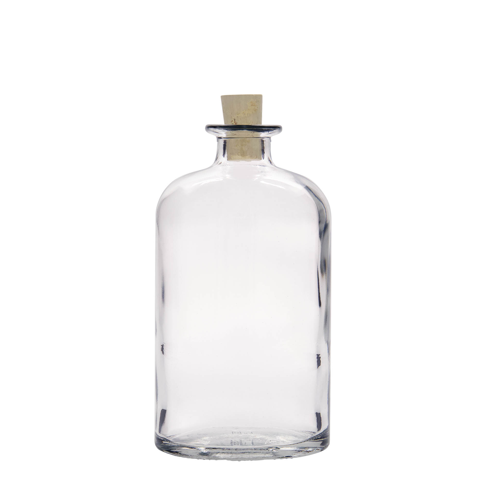 500 ml stiklinis butelis „Dundee“, ovalus, kamštis 500 ml stiklinis butelis „Dundee“, ovalus, kamštis