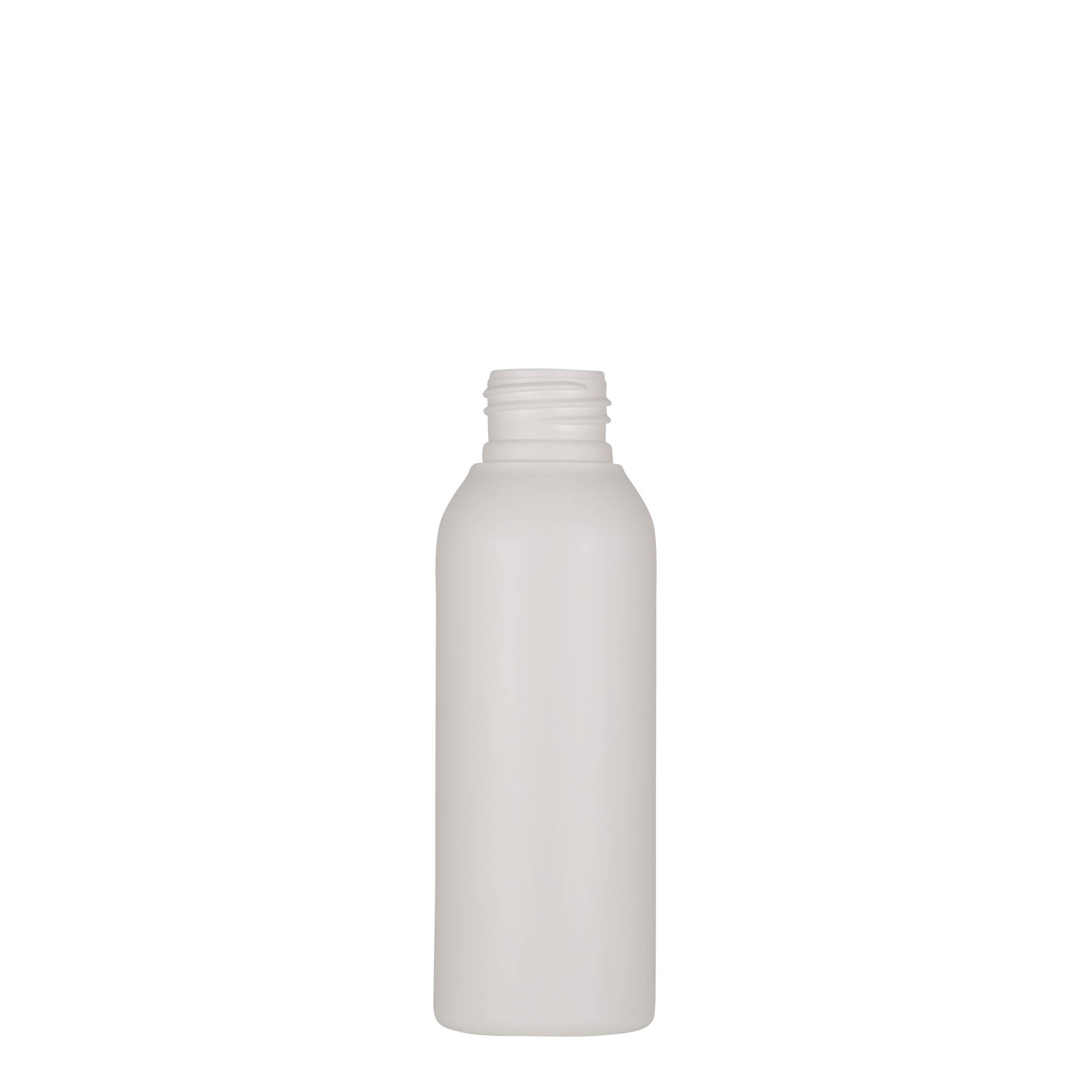 100 ml plastikinis buteliukas „Tuffy“, HDPE, baltas, kaklelis: 24/410