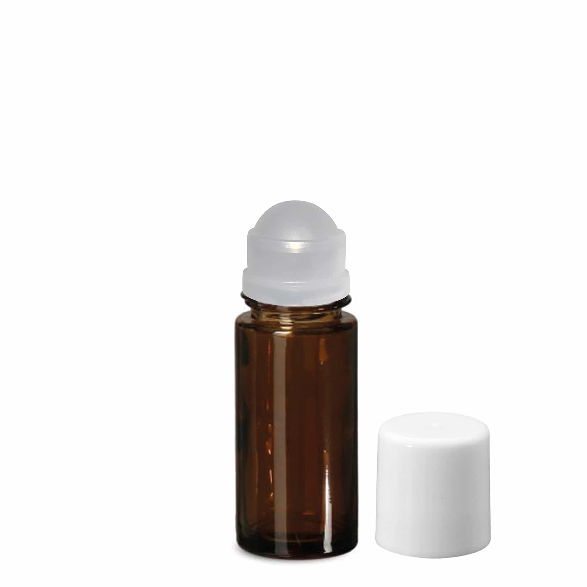 50 ml ritininis buteliukas, stiklinis, rudas, anga: srieginis uždarymas
