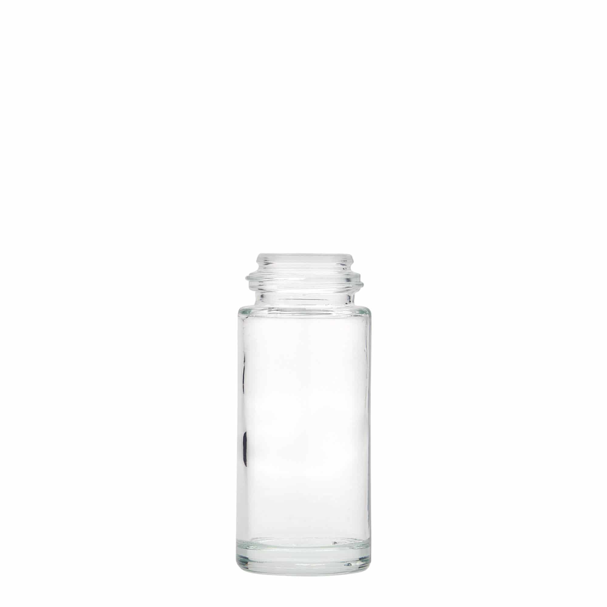 50 ml ritininis buteliukas, stiklas, anga: varžtinis kamštis