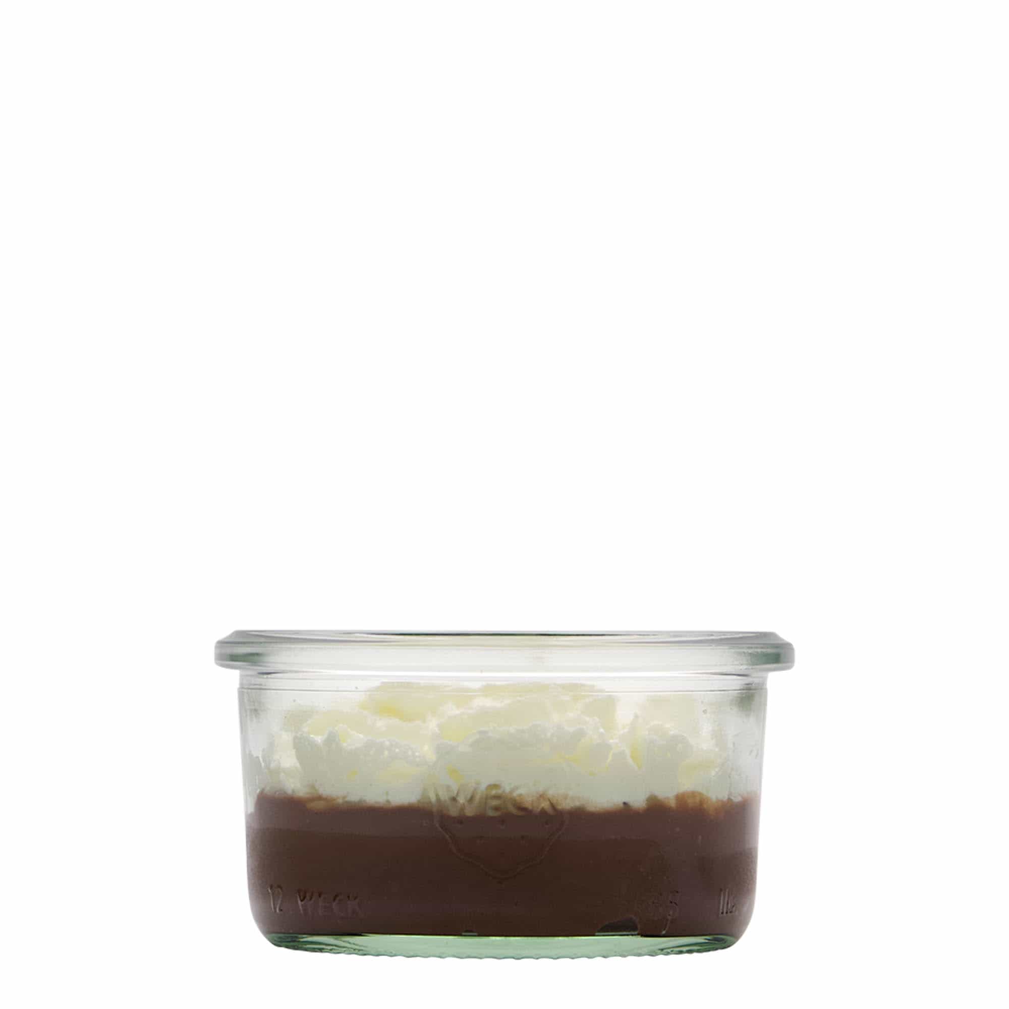 165 ml WECK-stiklainis su apvaliu kraštu