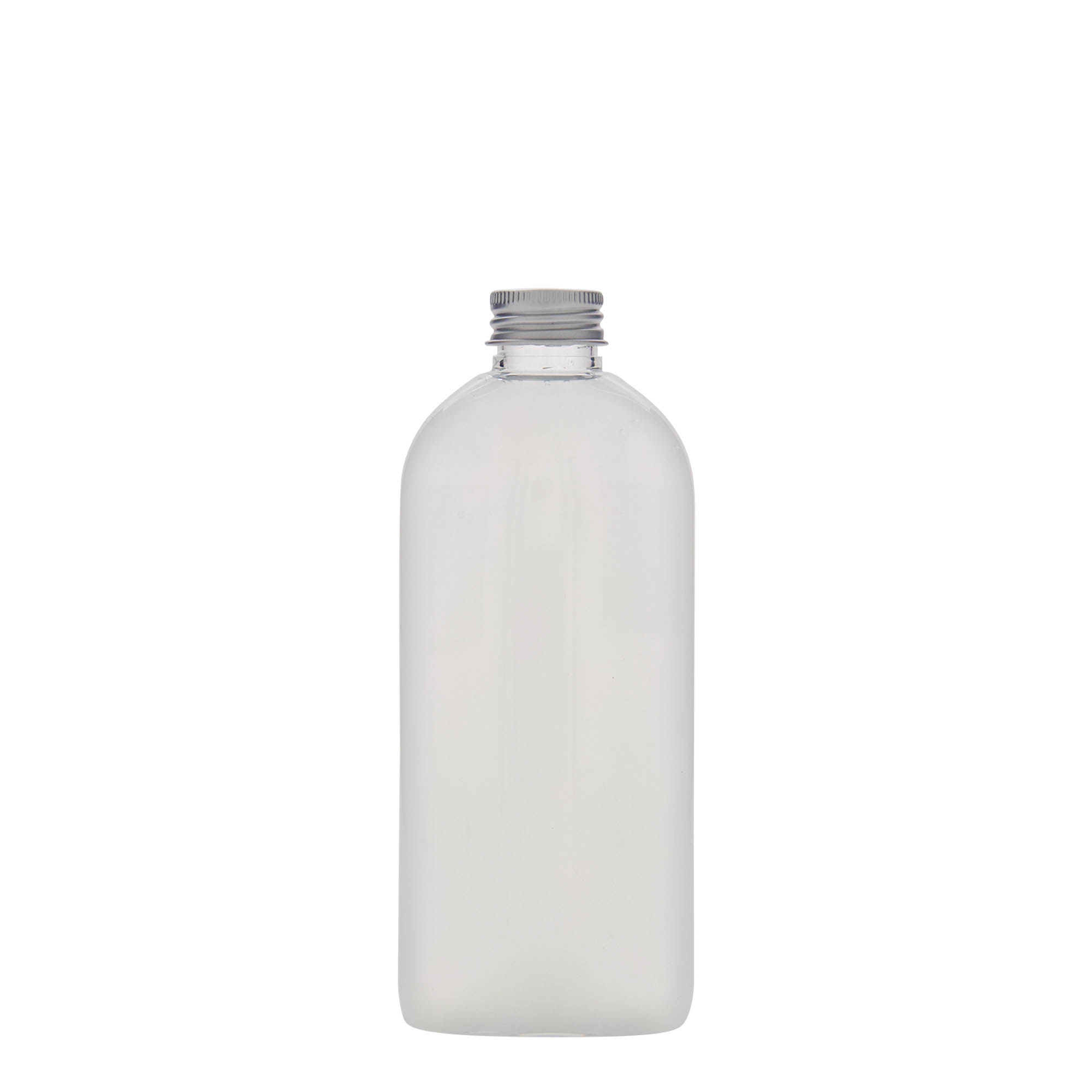 250 ml PET butelis „Iris“, ovalus, plastikas, anga: 24/410