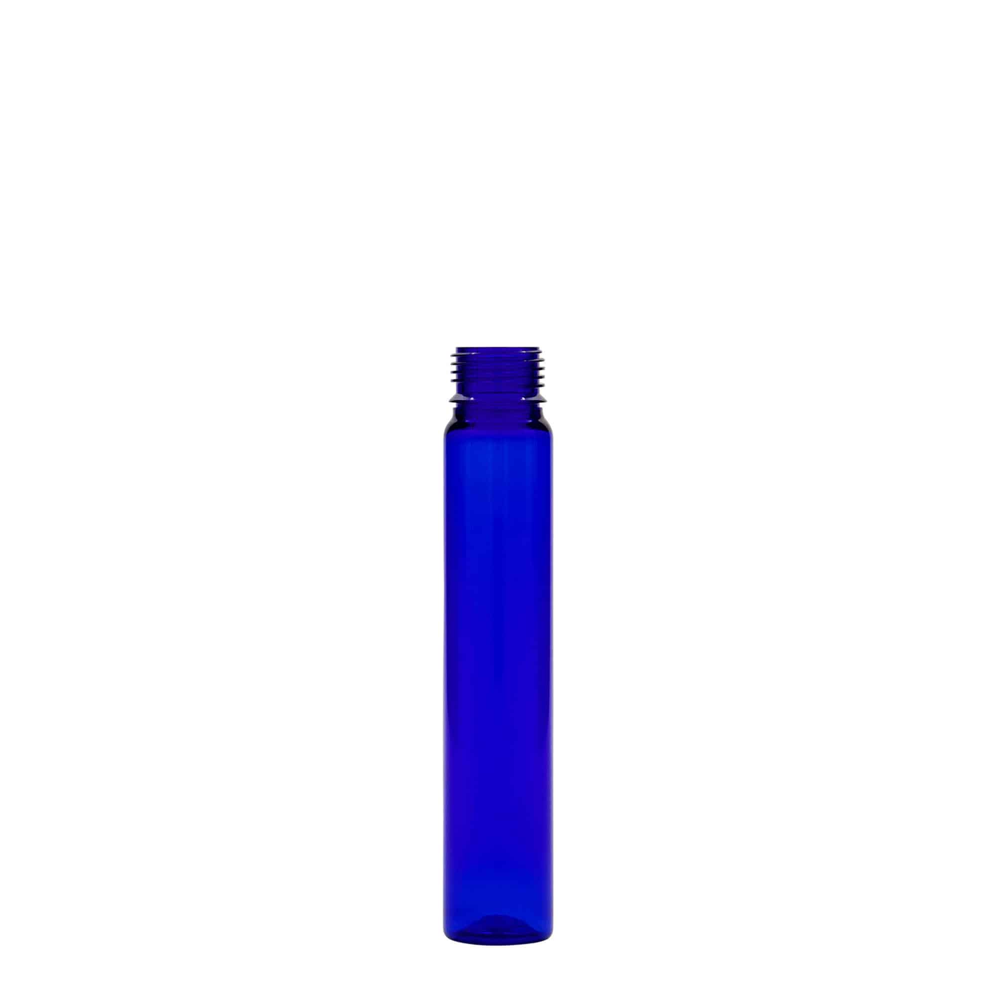 25 ml PET vamzdeliai, plastikas, karališka mėlyna, anga: sraigtinis uždarymas