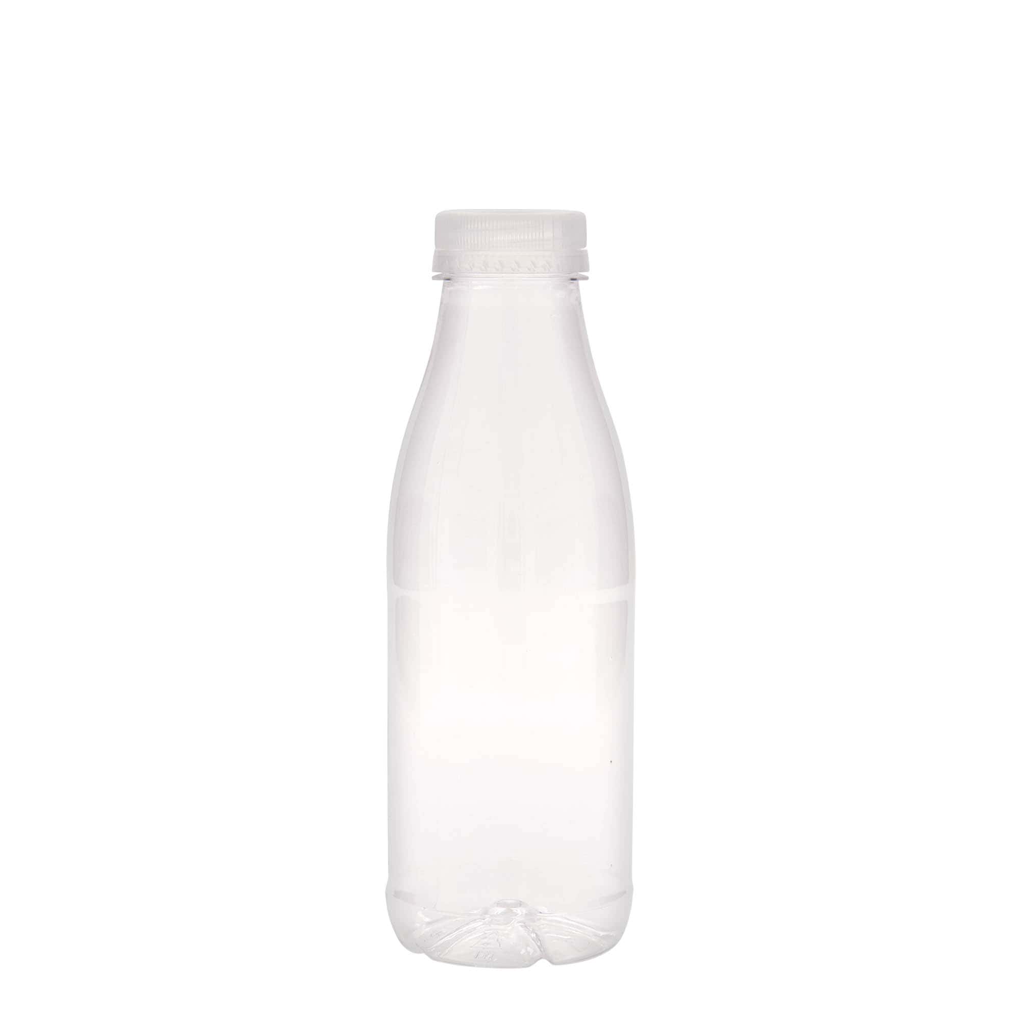 500 ml PET butelis „Pienas ir sultys“, plastikas, burnos skersmuo: 38 mm
