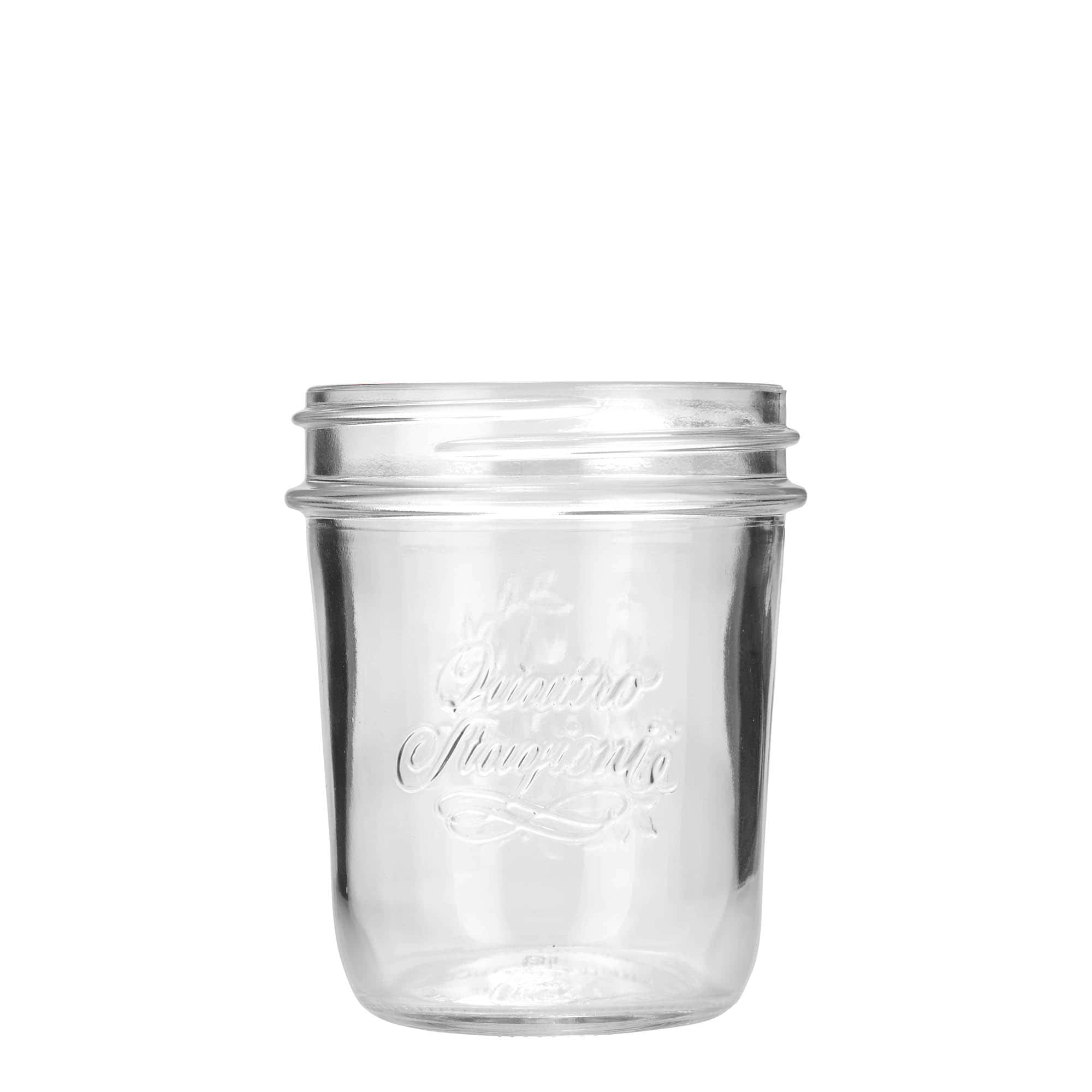 320 ml stiklainis „Quattro Stagioni“, anga: sriegiamas uždarymas 320 ml stiklainis „Quattro Stagioni“, anga: sriegiamas uždarymas