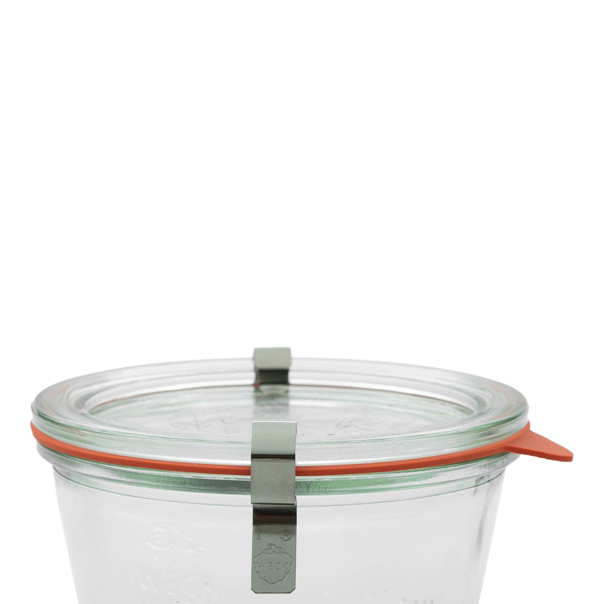 WECK spaustukas #, nerūdijantis plienas, sidabro spalvos WECK spaustukas #, nerūdijantis plienas, sidabro spalvos