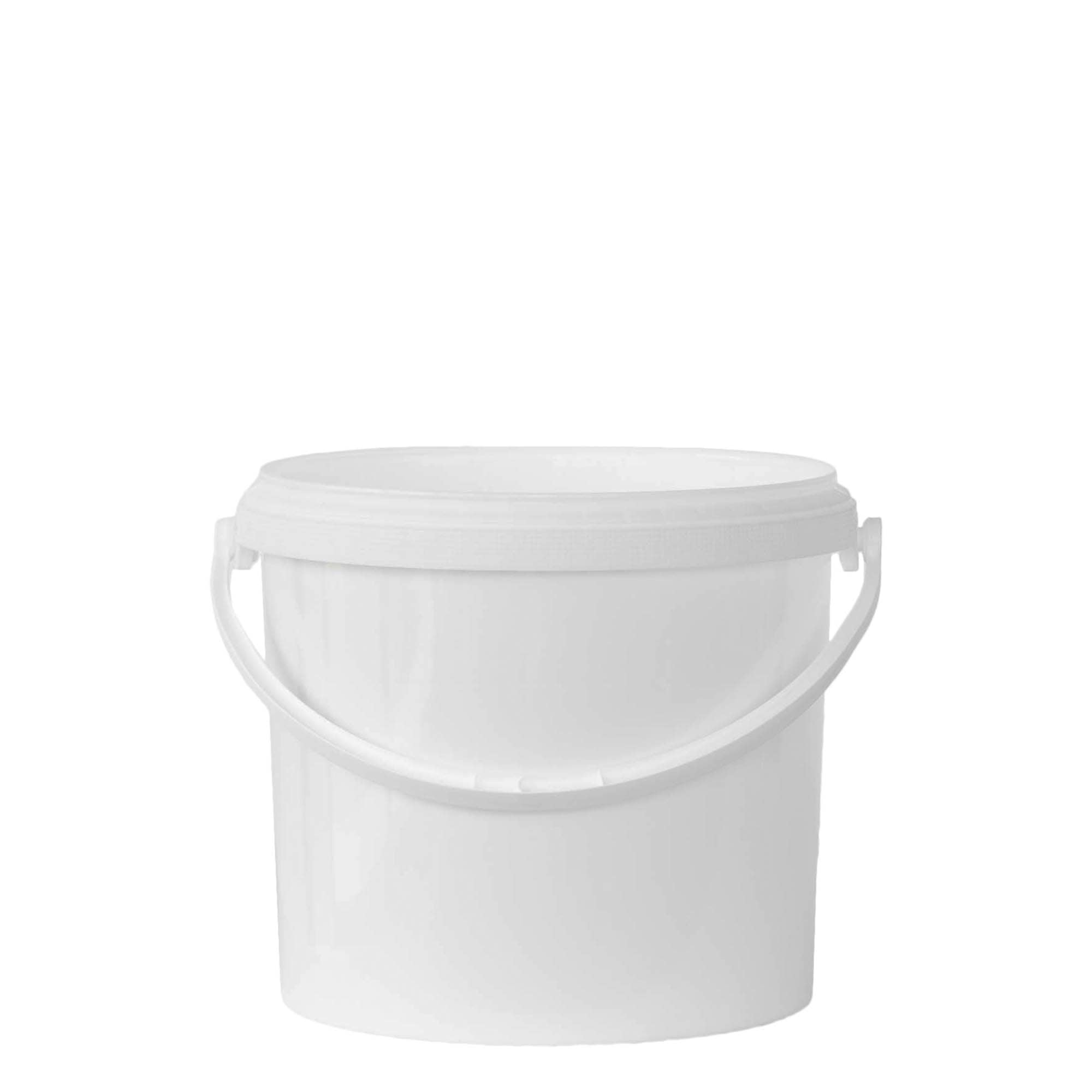 5 l kibiras, PP plastikas, baltas
