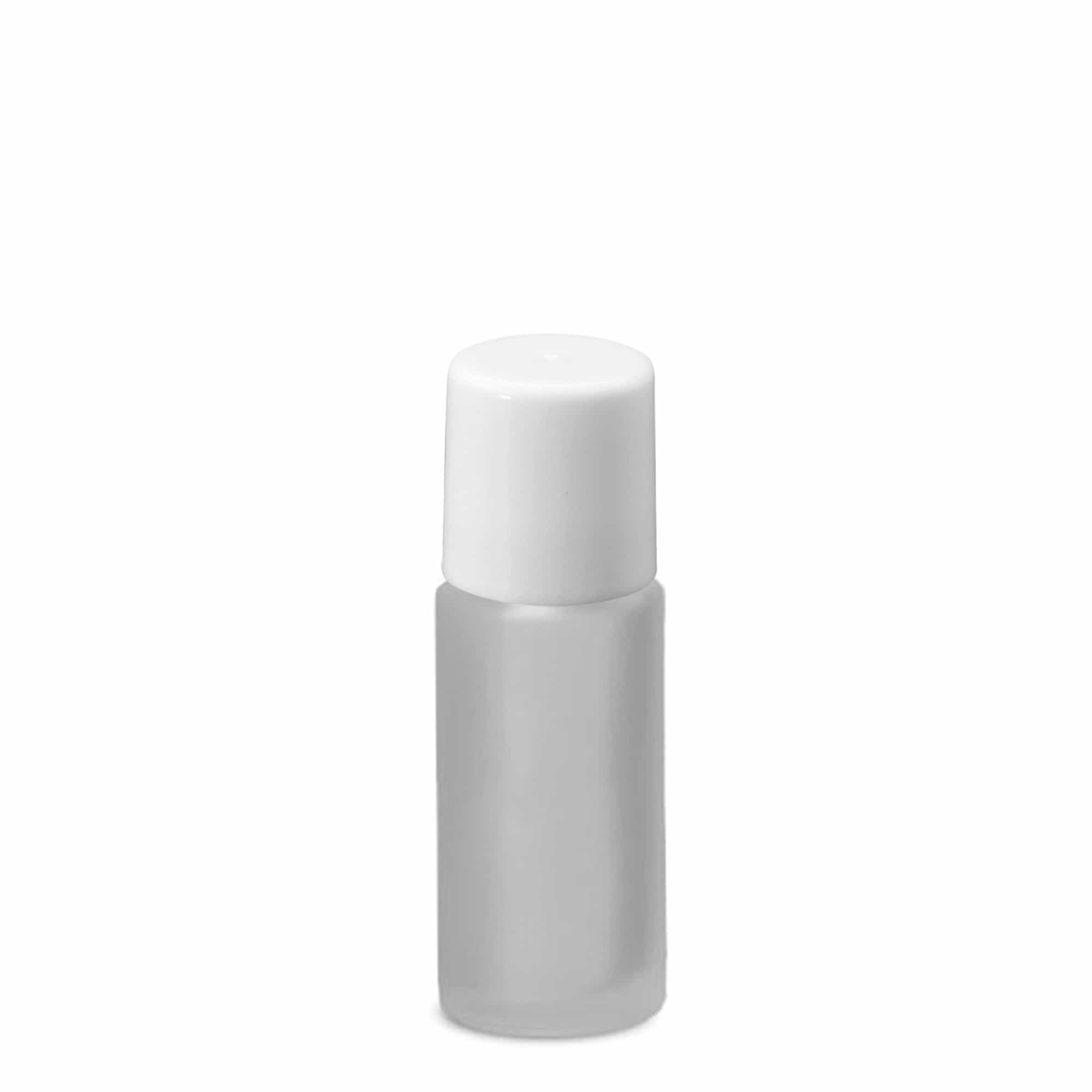 50 ml ritininis buteliukas, stiklas, matinis, anga: sraigtinis uždarymas