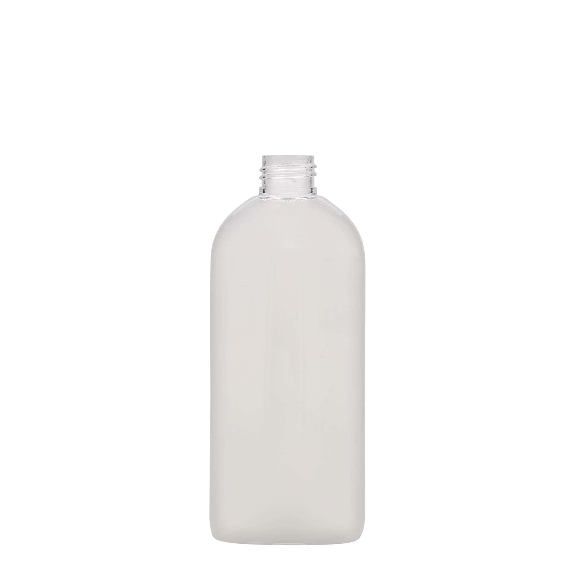 250 ml PET butelis „Iris“, ovalus, plastikas, anga: 24/410