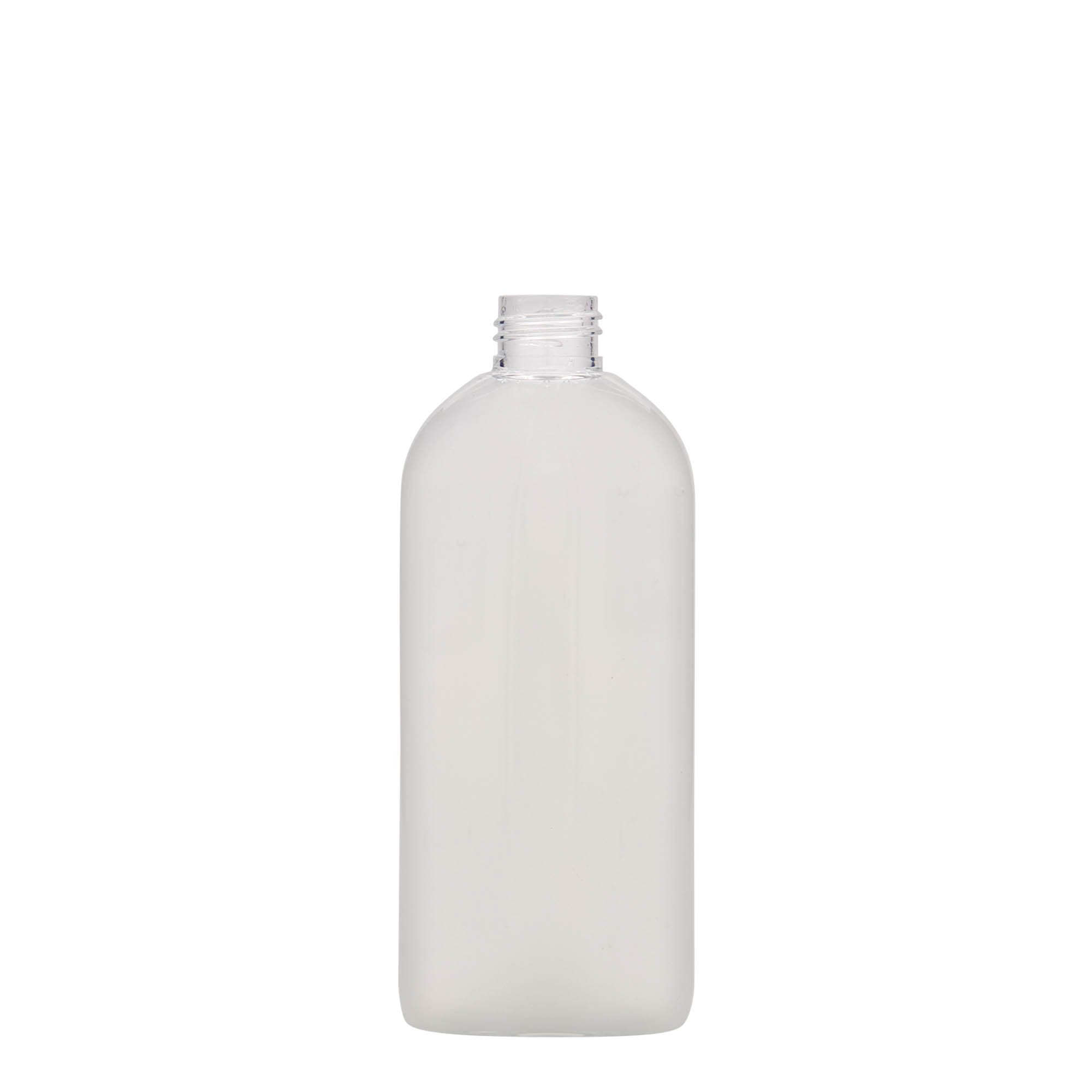 250 ml PET butelis „Iris“, ovalus, plastikas, anga: 24/410