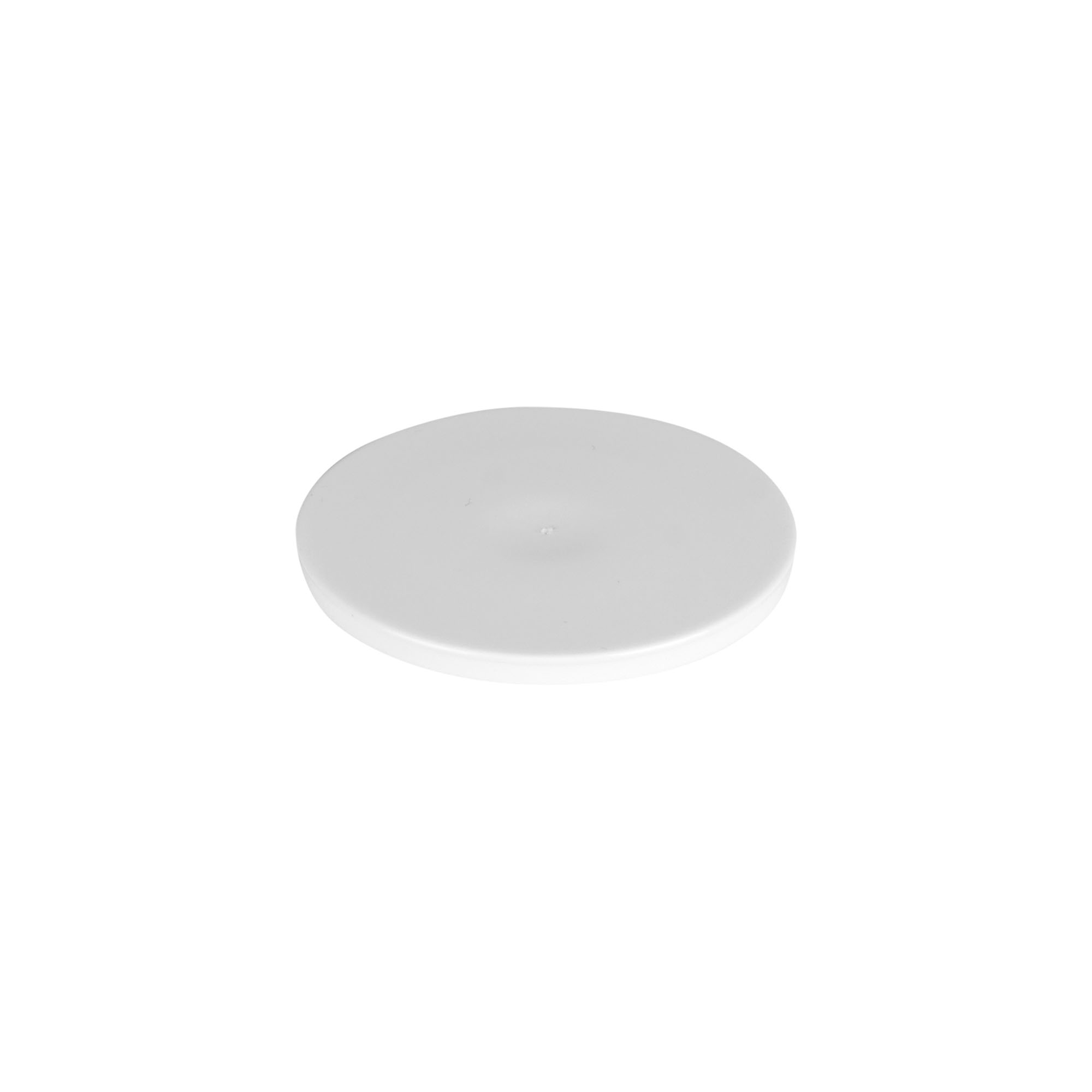 Uždengimo diskas 30 ml „Bianca“, PP plastikas, baltas