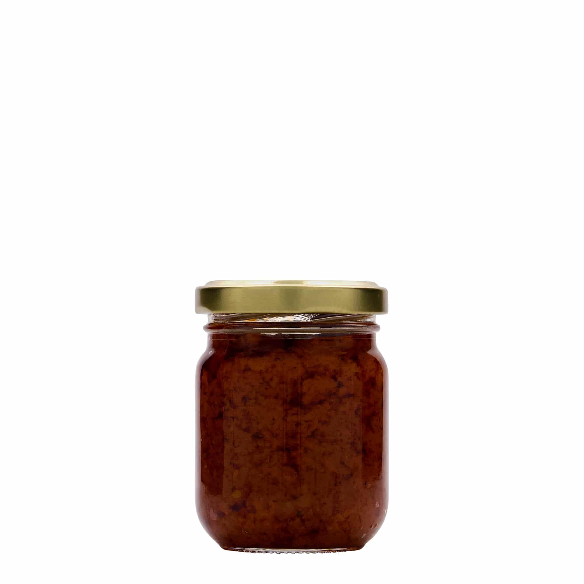 130 ml aukštas apvalus stiklas, anga: Twist-Off (TO 53)