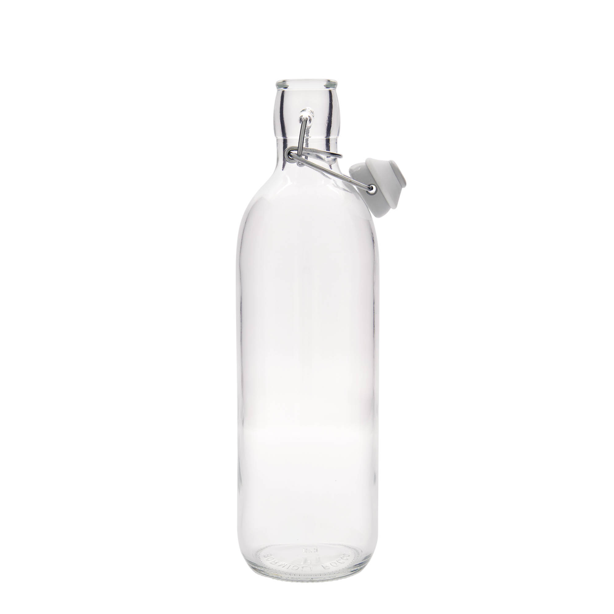 1.000 ml stiklinis butelis „Emilia“, anga: užsegamas užraktas 1.000 ml stiklinis butelis „Emilia“, anga: užsegamas užraktas