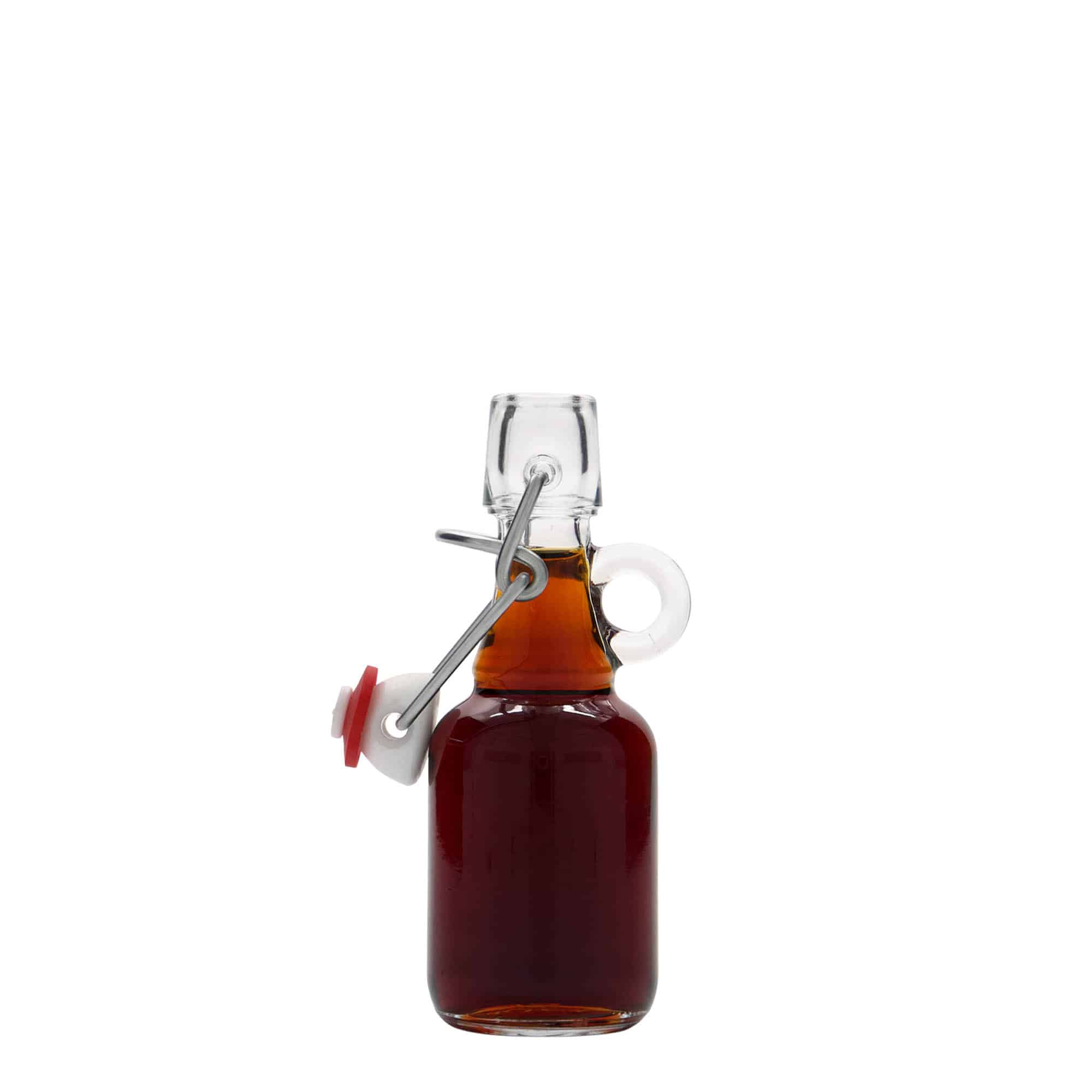 40 ml stiklinis buteliukas „Santos“, burna: užsegamas užraktas