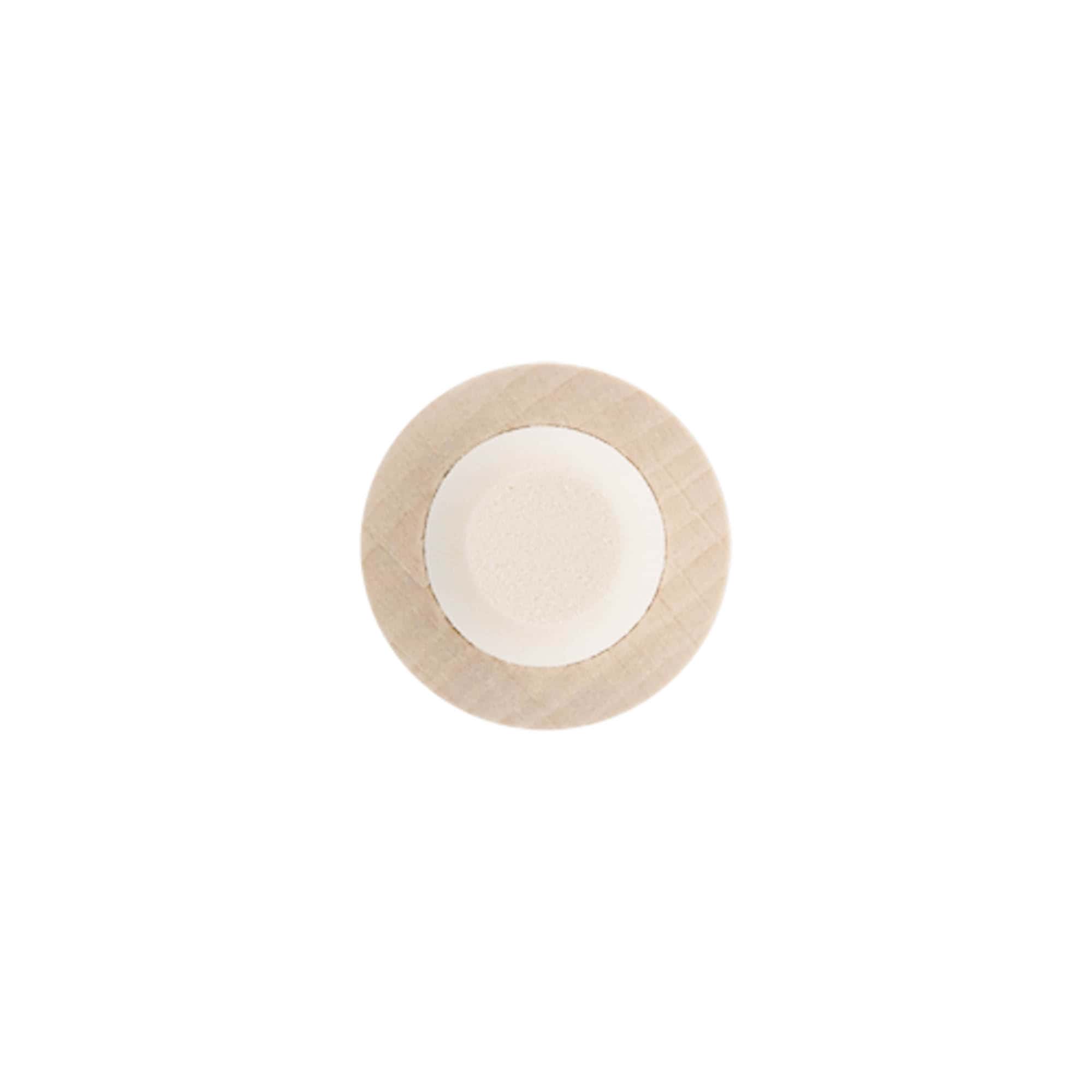 Rankenėlės kamštis 18 mm, mediena/plastikas, burnai: kamštis