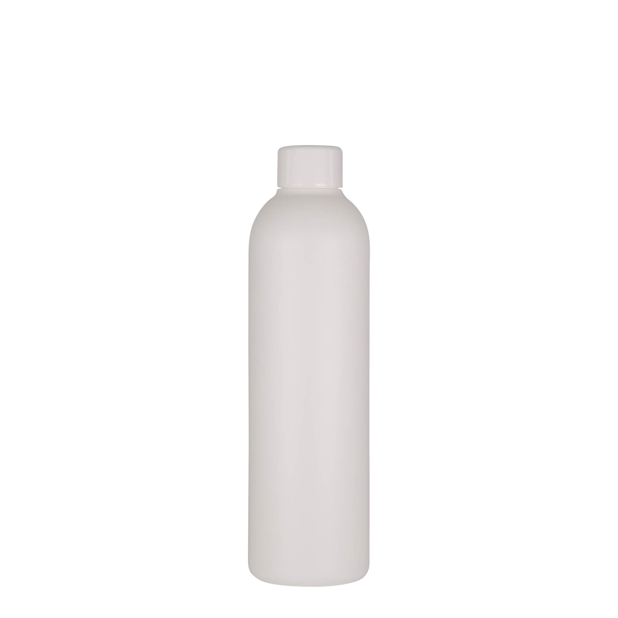 250 ml plastikinis buteliukas „Tuffy“, HDPE, baltas, burna: 24/410 250 ml plastikinis buteliukas „Tuffy“, HDPE, baltas, burna: 24/410