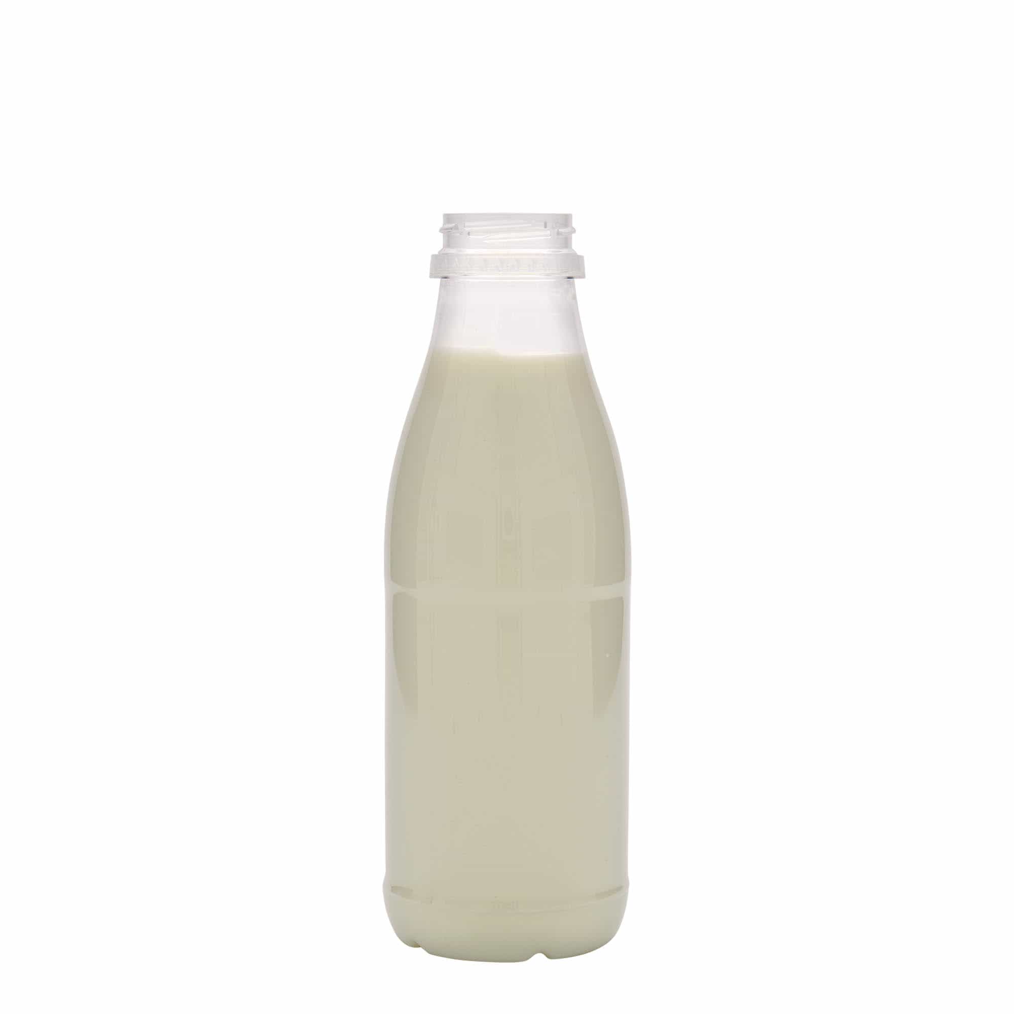 500 ml PET butelis „Pienas ir sultys“, plastikas, burnos skersmuo: 38 mm