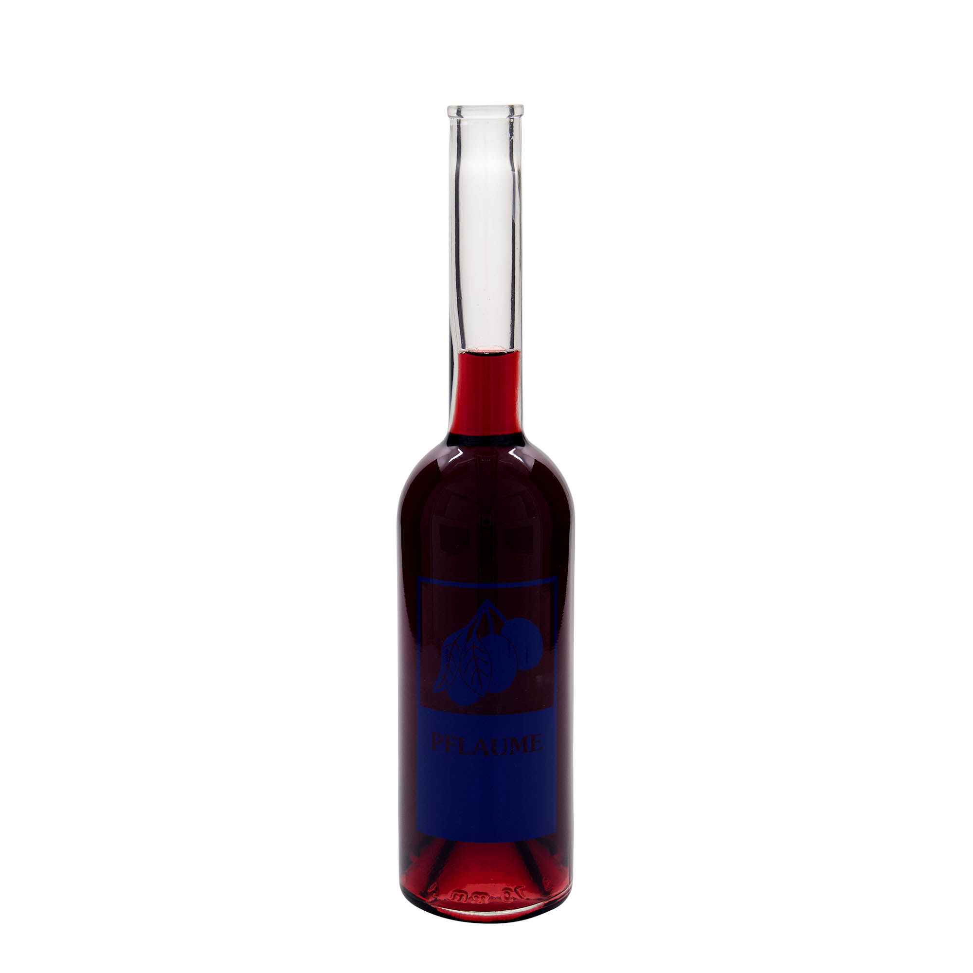 500 ml stiklinis butelis „Opera“, motyvas: slyva, kamštis: kamštis 500 ml stiklinis butelis „Opera“, motyvas: slyva, kamštis: kamštis