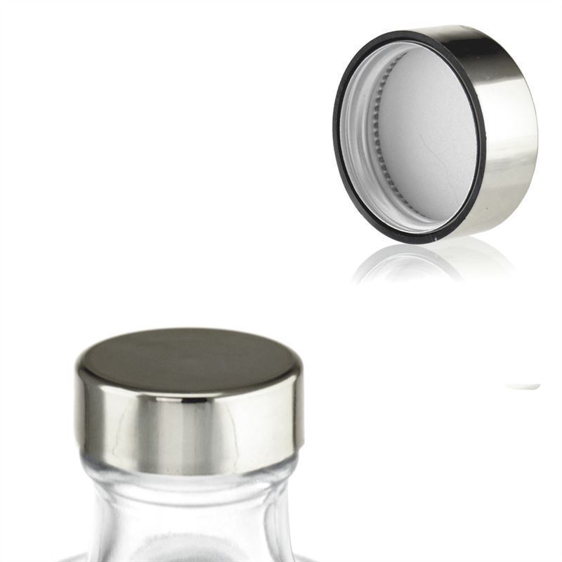 Varžtinis uždarymas, ABS plastikas, sidabrinės spalvos, skirtas angai: GPI 33/400 Varžtinis uždarymas, ABS plastikas, sidabrinės spalvos, skirtas angai: GPI 33/400