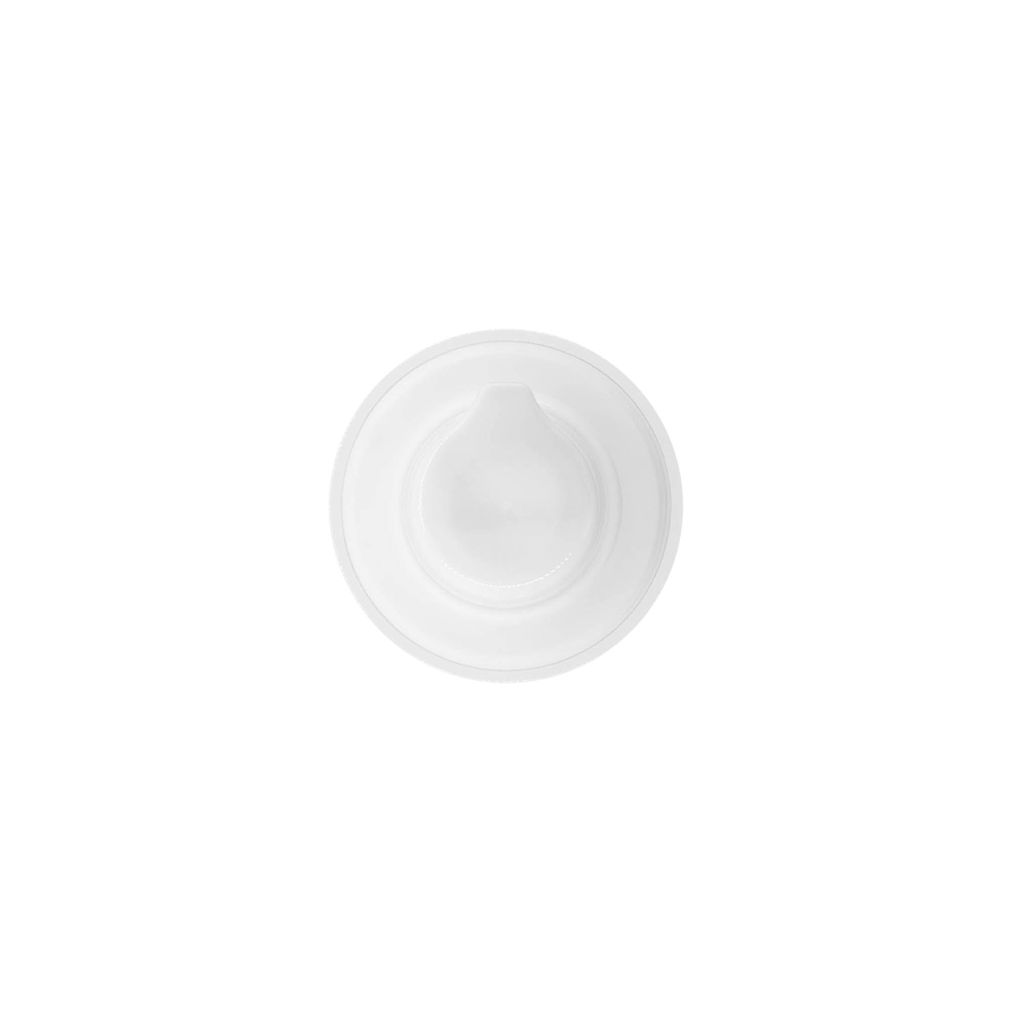 Airless dozatoriaus pompos galvutė „Micro“, PP plastikas, balta