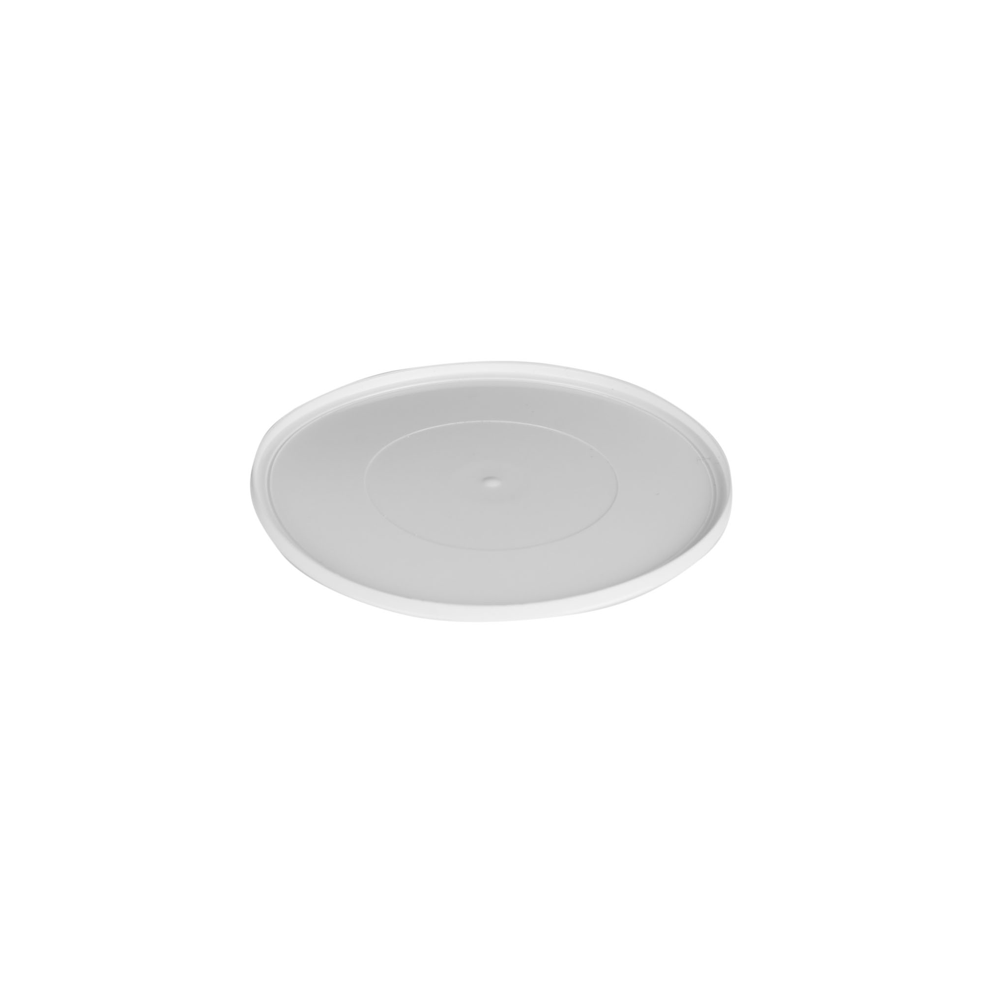 Uždengimo plokštelė 200 ml „Bianca“, PP plastikas, balta Uždengimo plokštelė 200 ml „Bianca“, PP plastikas, balta
