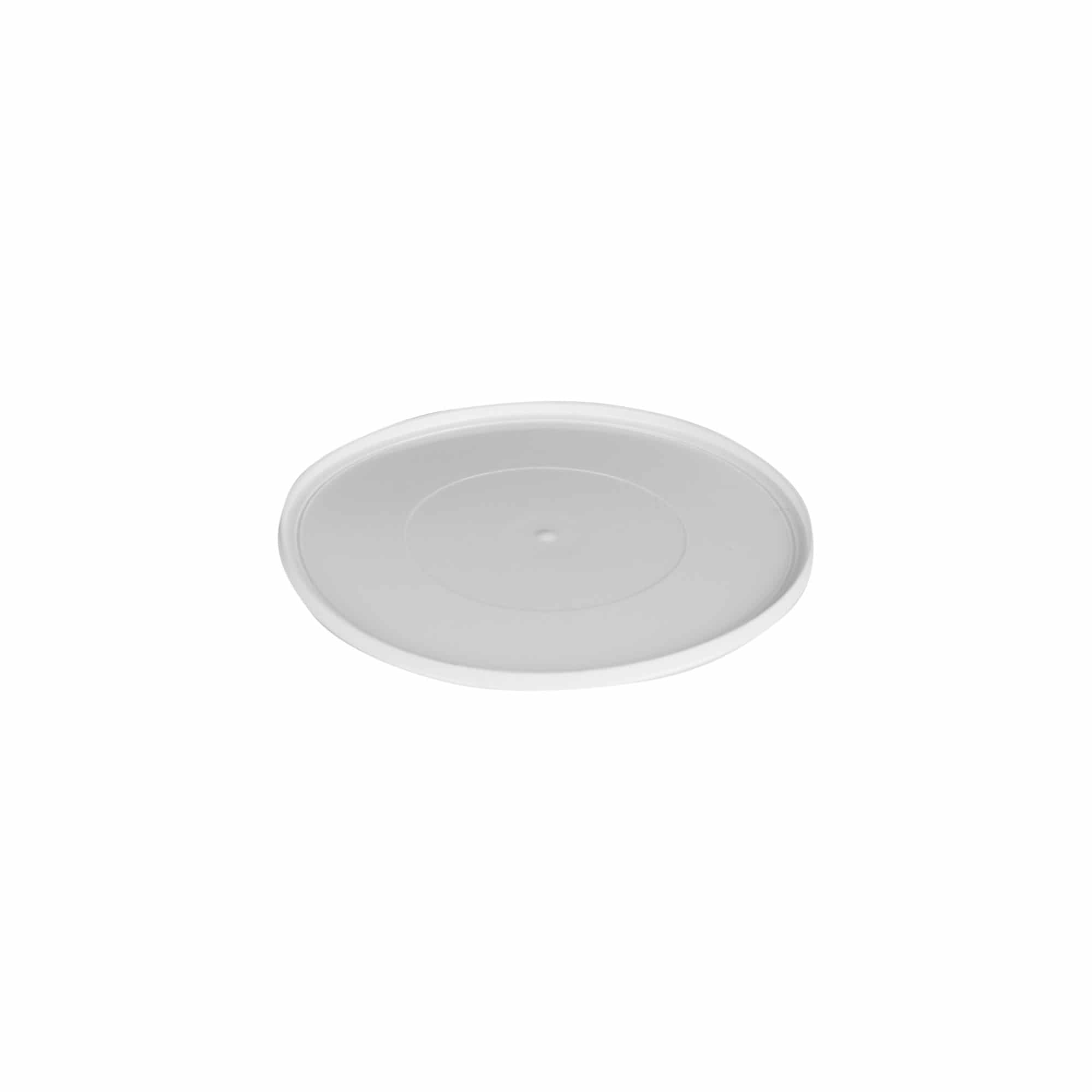 Uždengimo plokštelė 200 ml „Bianca“, PP plastikas, balta