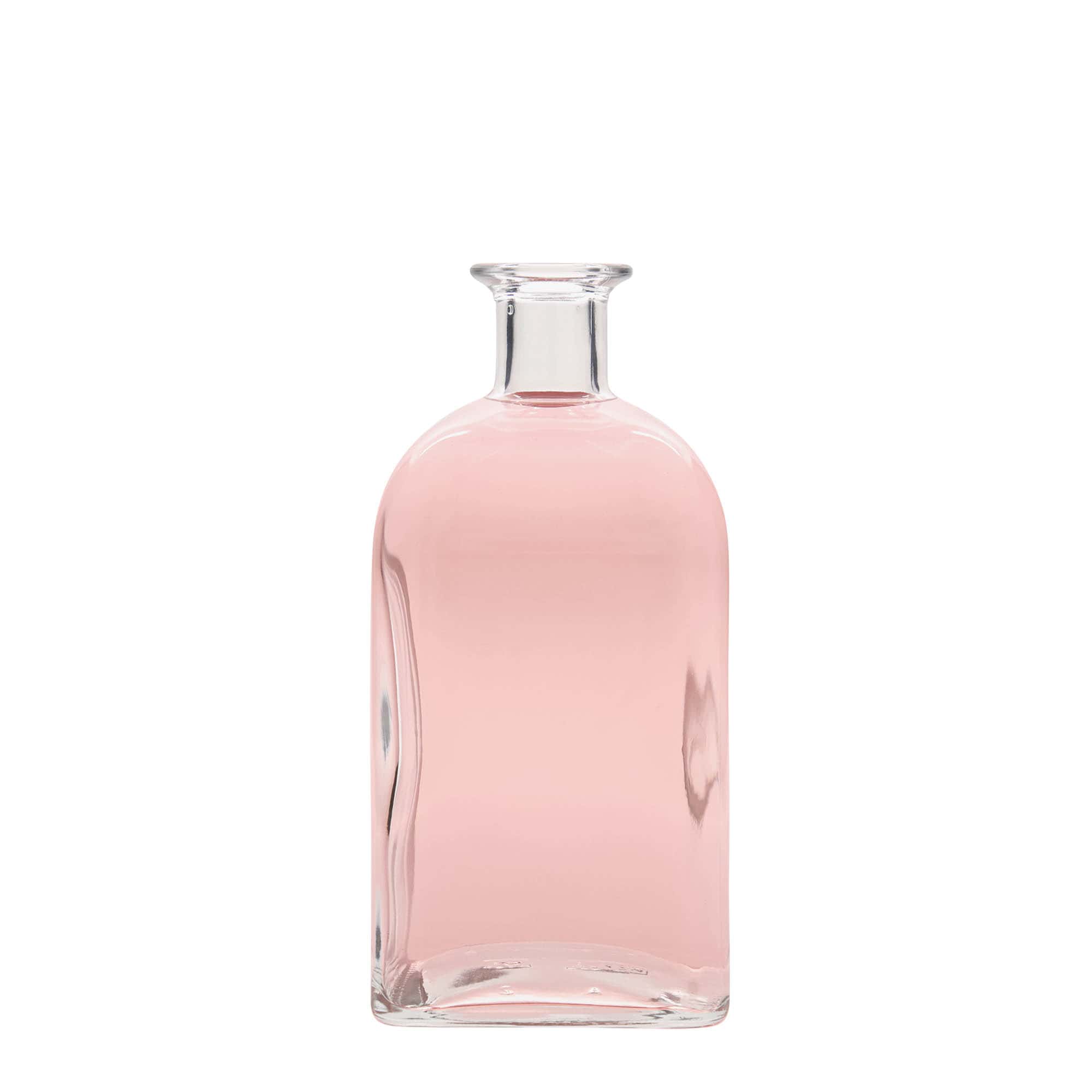 700 ml stiklinis butelis Apotheker Carré, kvadratinis, anga: kamštis