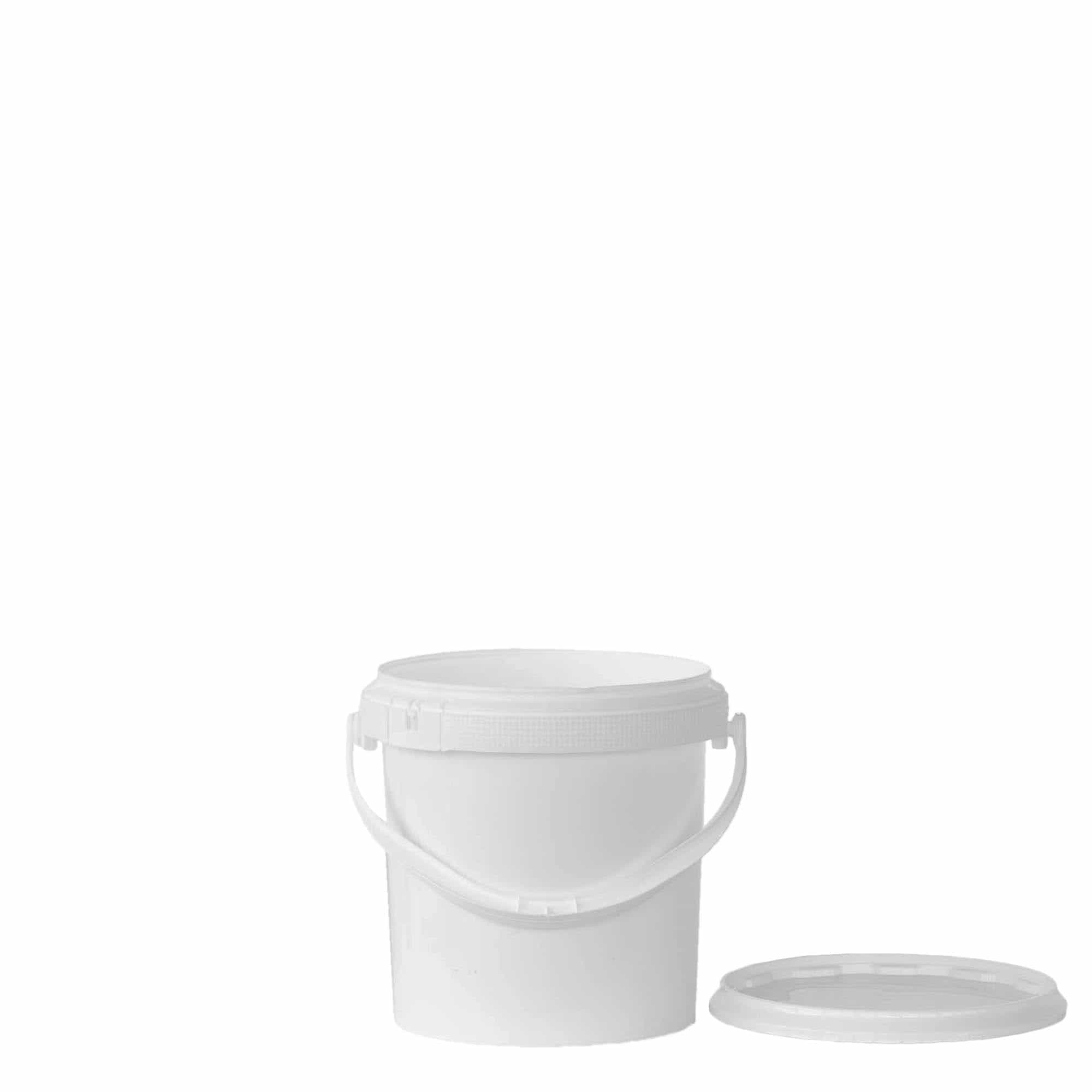 1,8 l kibiras, PP plastikas, baltas