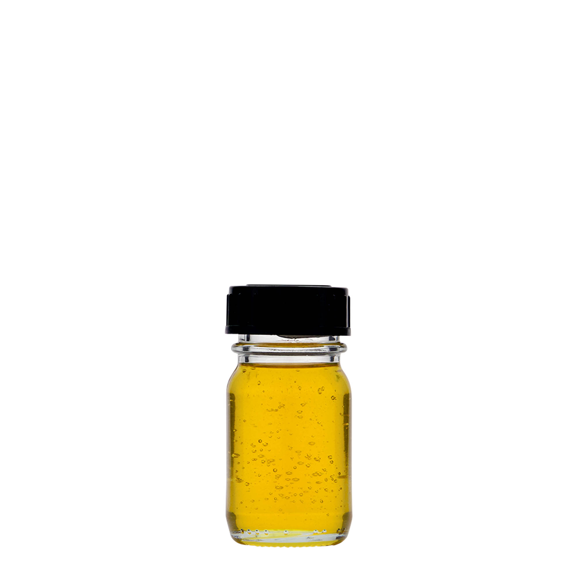 30 ml plataus kaklo stiklainis, anga: DIN 32