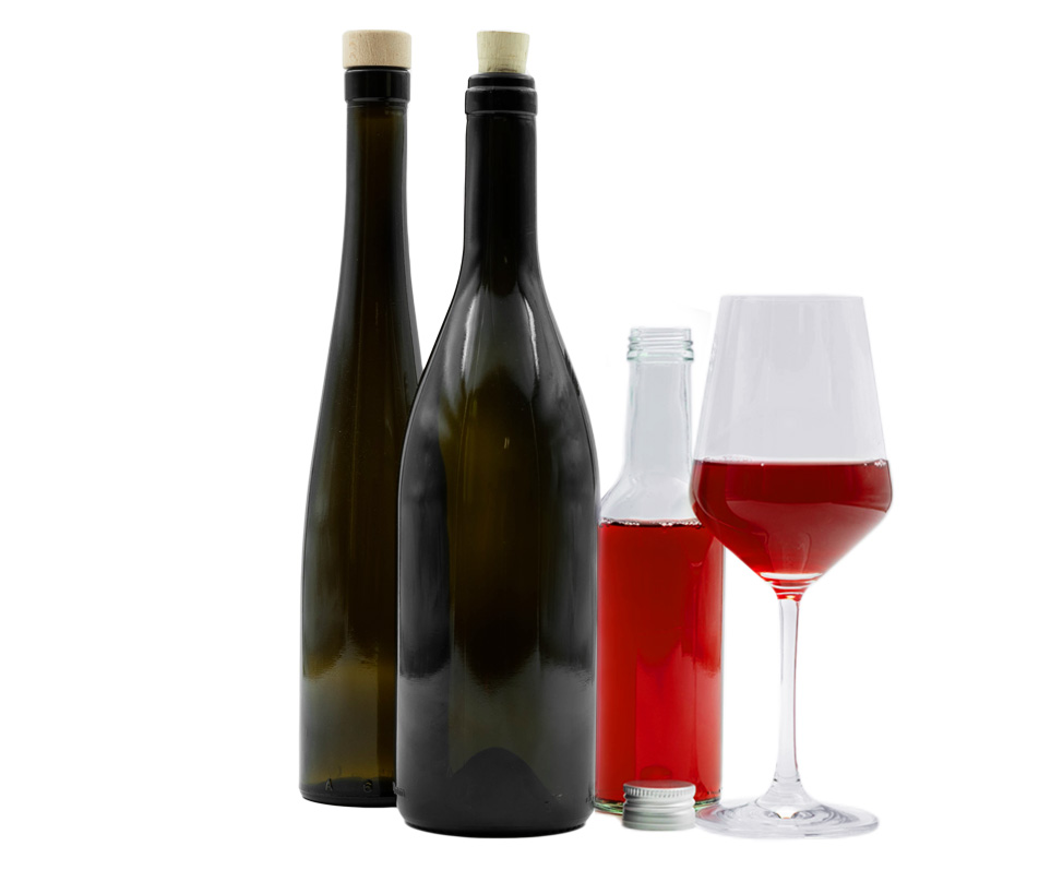 Vyno buteliai Vyno buteliai