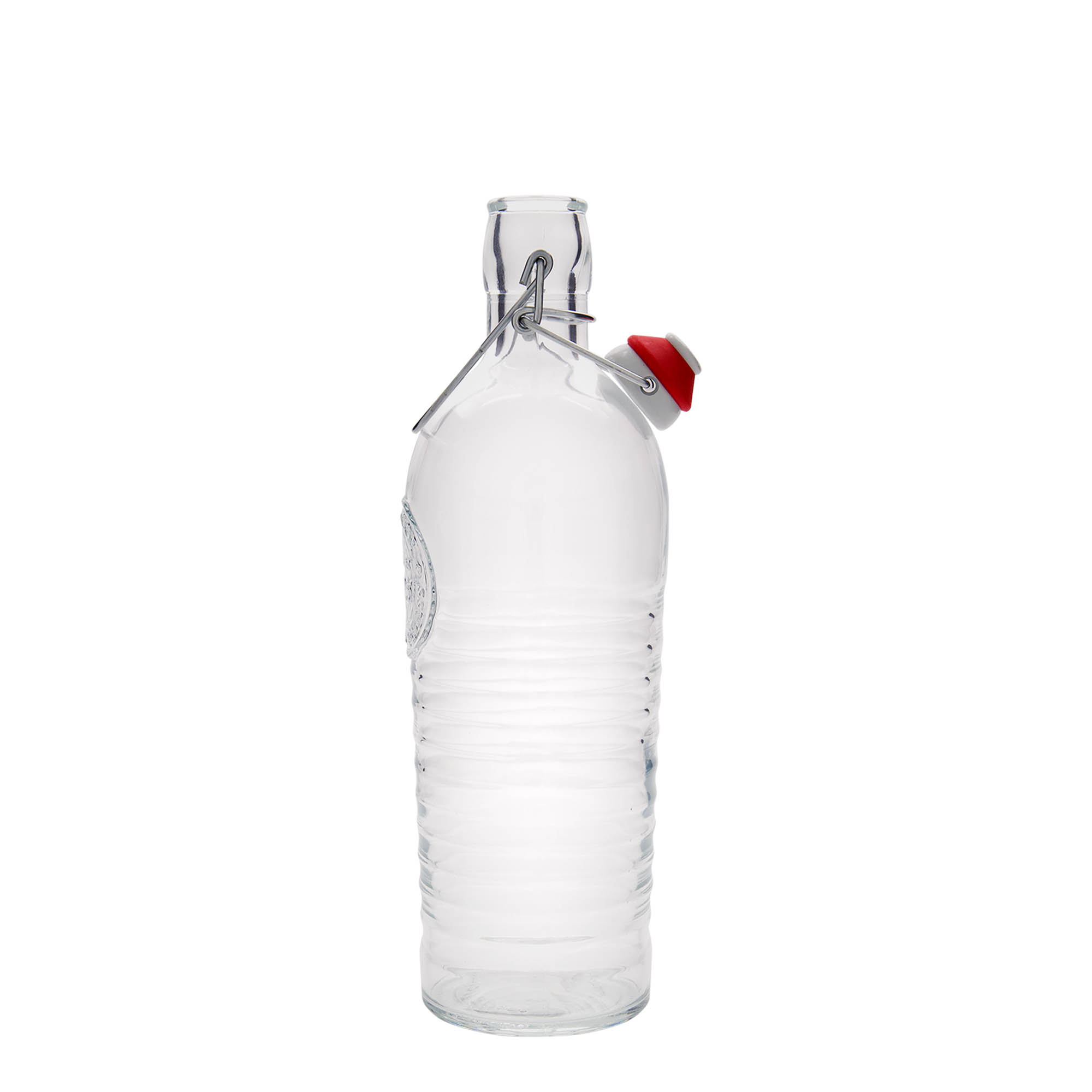 1.200 ml stiklinis butelis „Officina 1825“, anga: spaustukas su užraktu