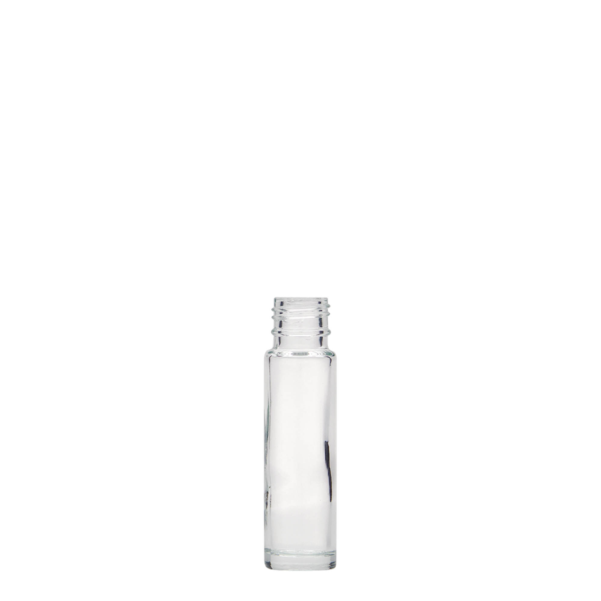 10 ml roll-on buteliukas, stiklas, anga: sraigtinis uždarymas