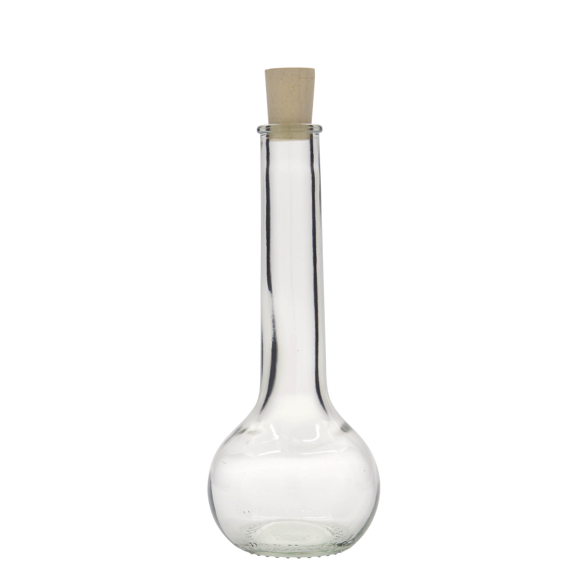 200 ml stiklinis butelis „Tulipano“, kamštis: kamštis 200 ml stiklinis butelis „Tulipano“, kamštis: kamštis