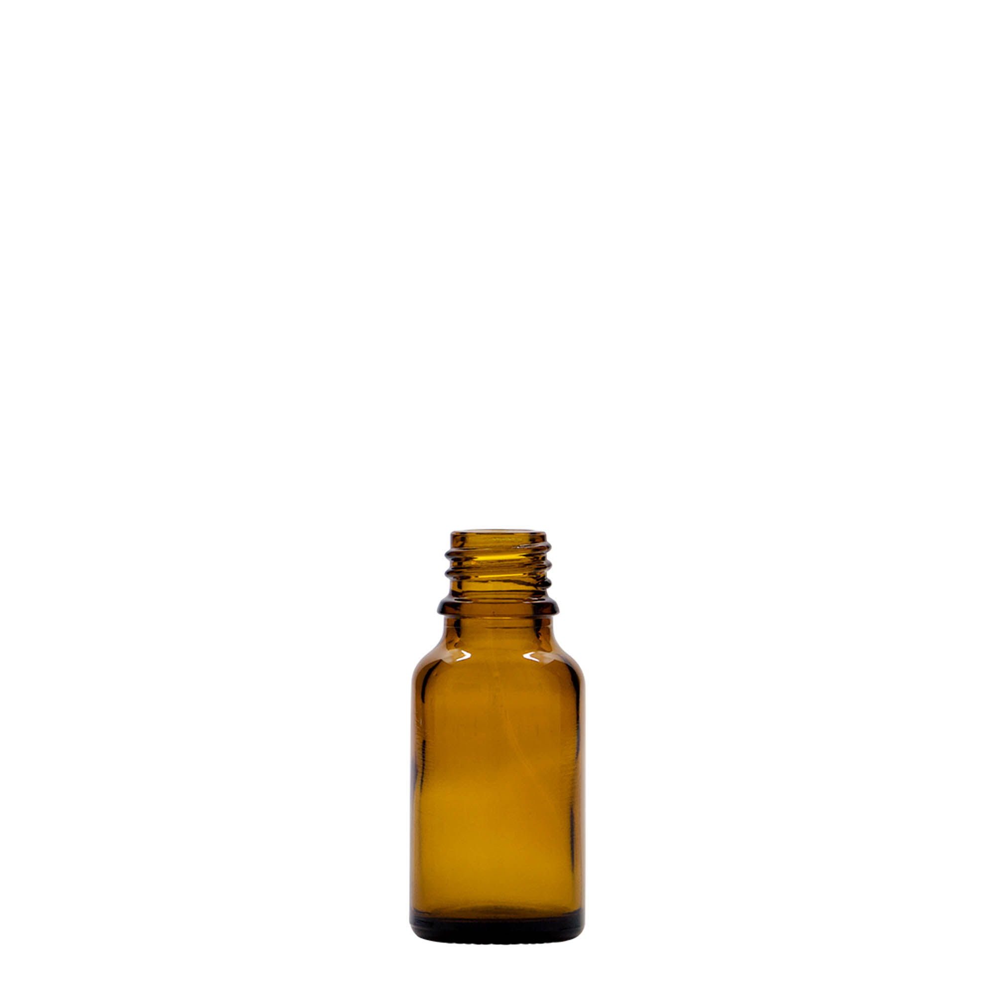 15 ml medicininis buteliukas, stiklas, rudas, anga: DIN 18 15 ml medicininis buteliukas, stiklas, rudas, anga: DIN 18