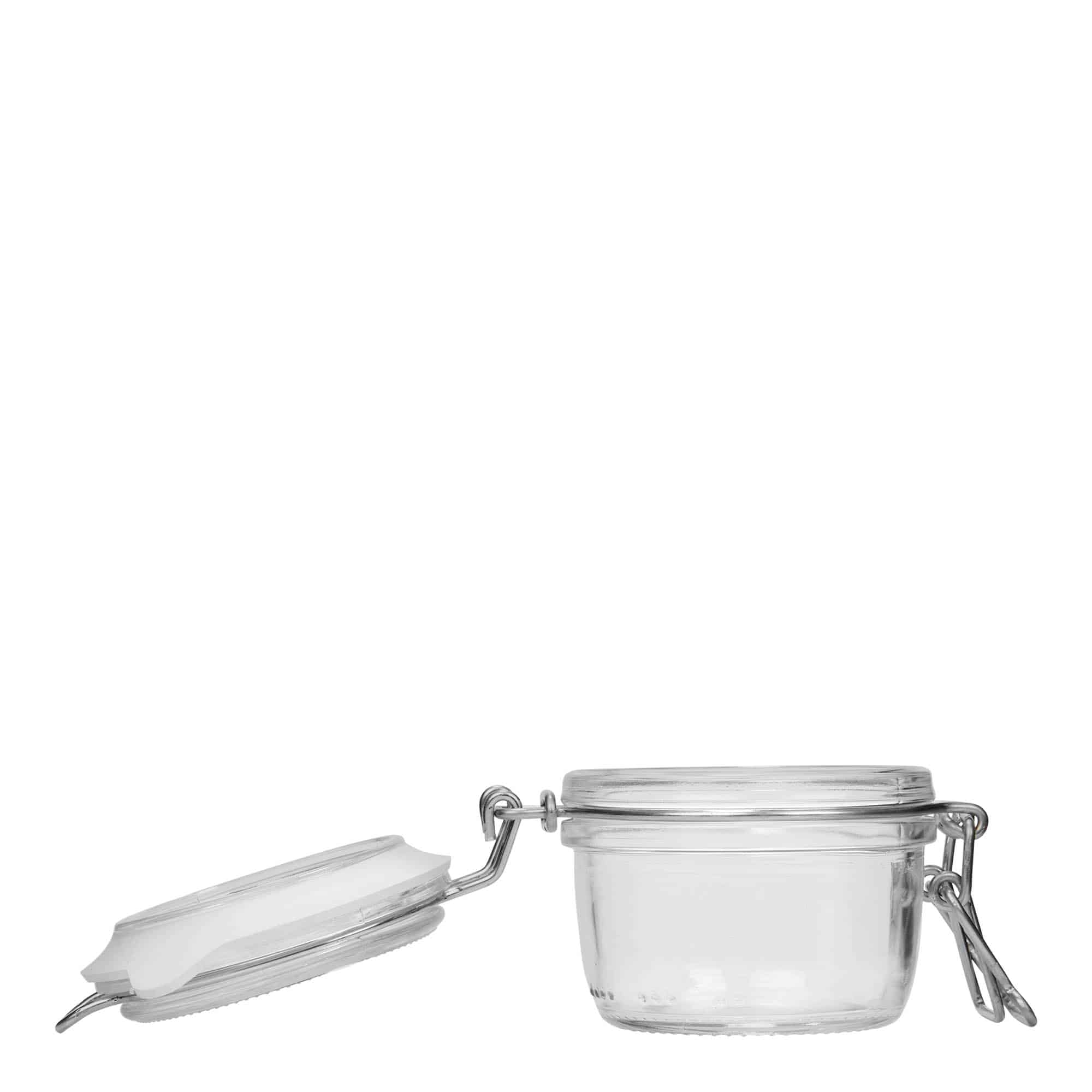 125 ml vielos užsegimo stiklainis „Fido“, anga: vielos užsegimas