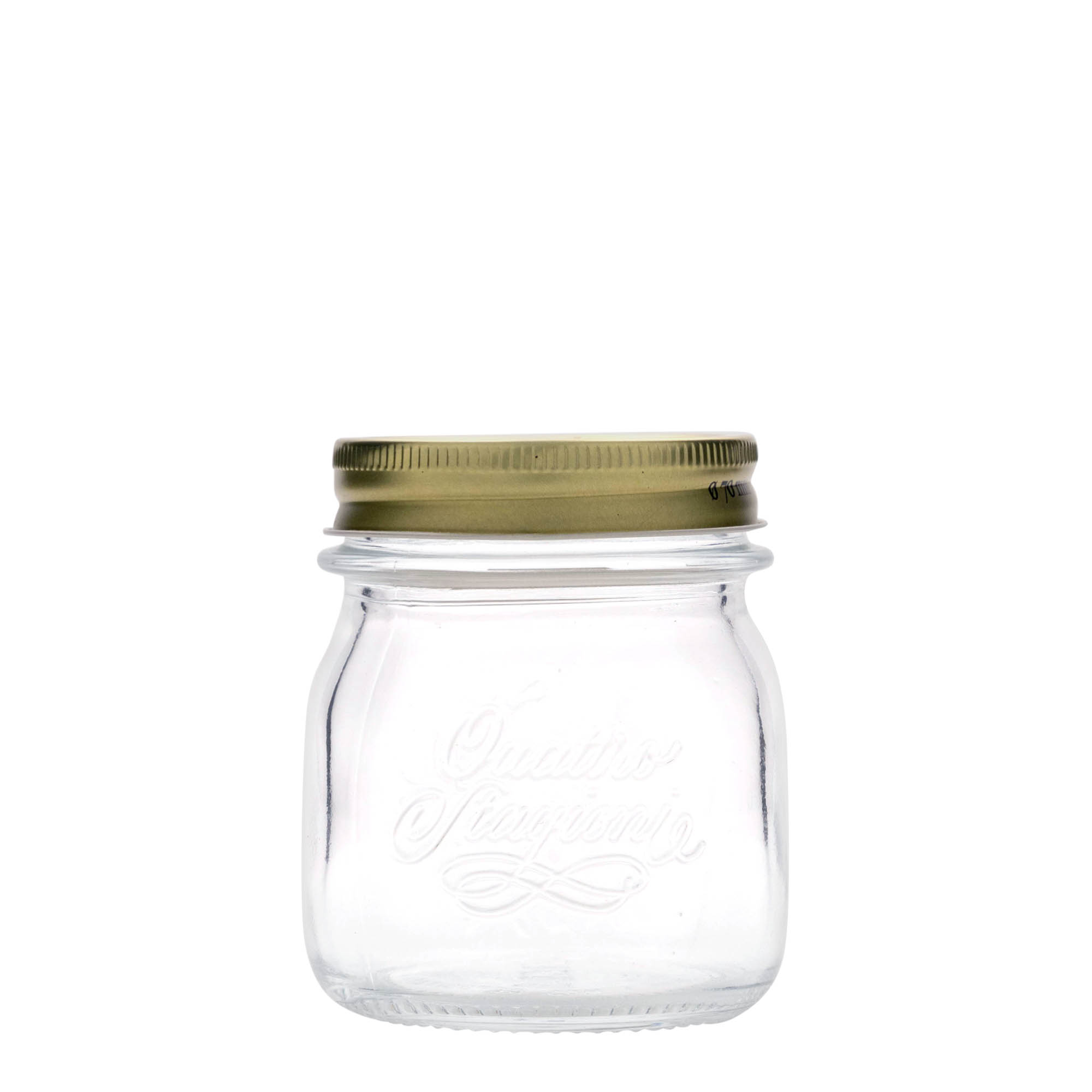 250 ml stiklainis „Quattro Stagioni“, anga: varžtinis uždarymas 250 ml stiklainis „Quattro Stagioni“, anga: varžtinis uždarymas